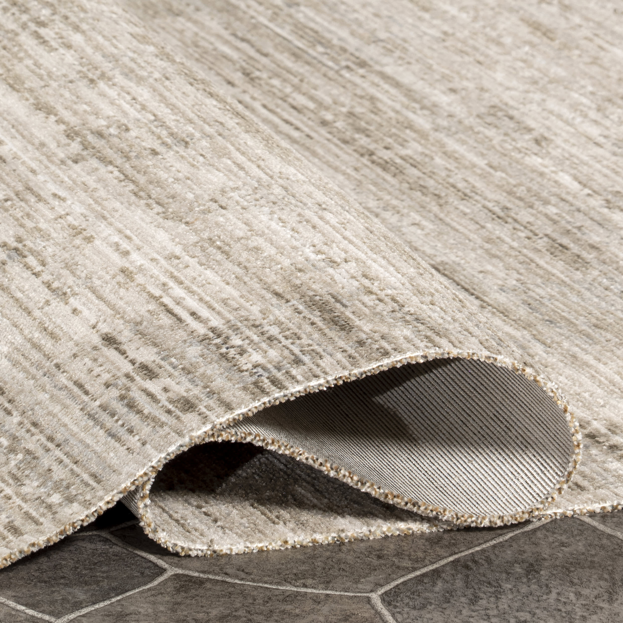 Anzlie Faded Washable Indoor/Outdoor Rug | Beige - Image 7