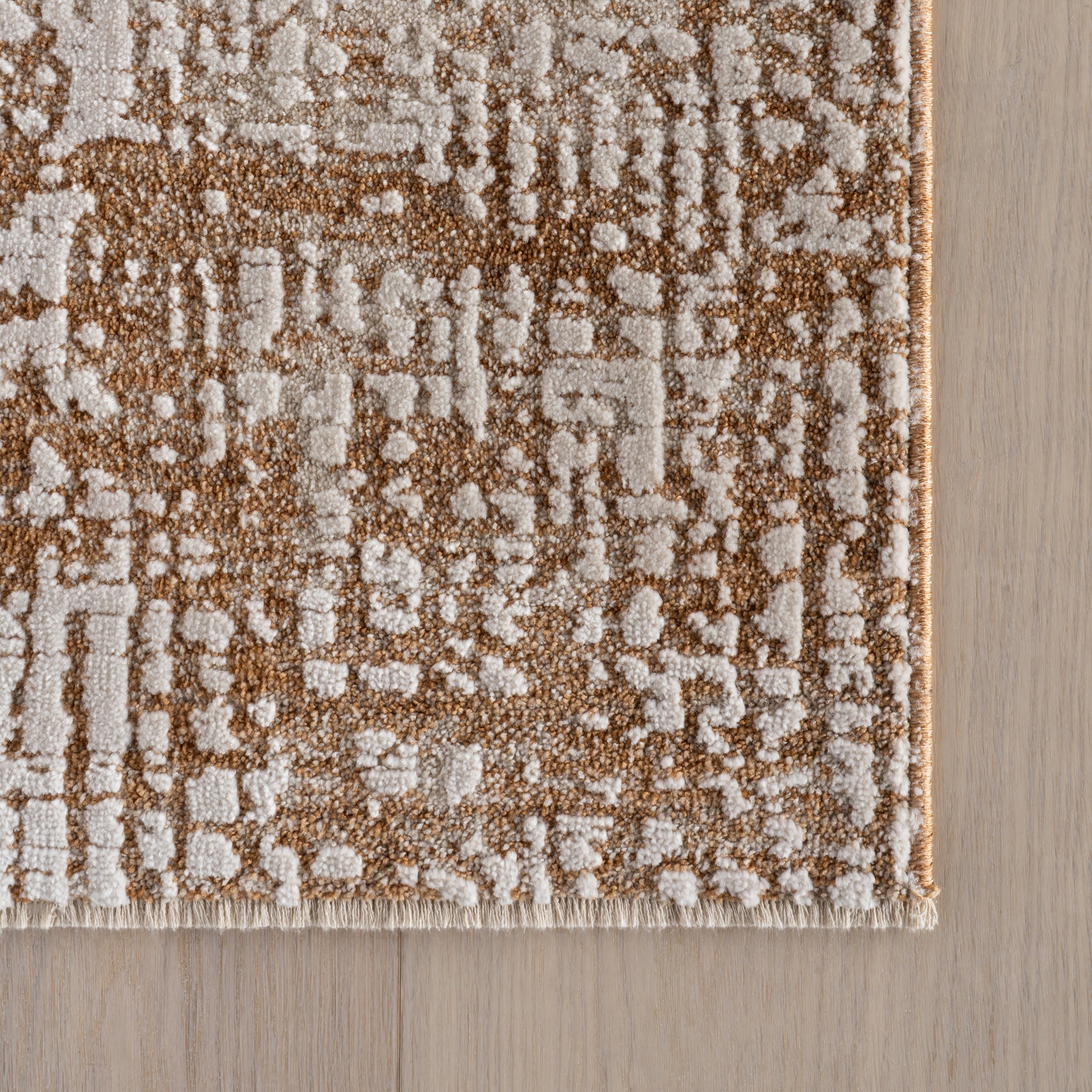 Aponi Modern Abstract Rug | Brown - Image 4