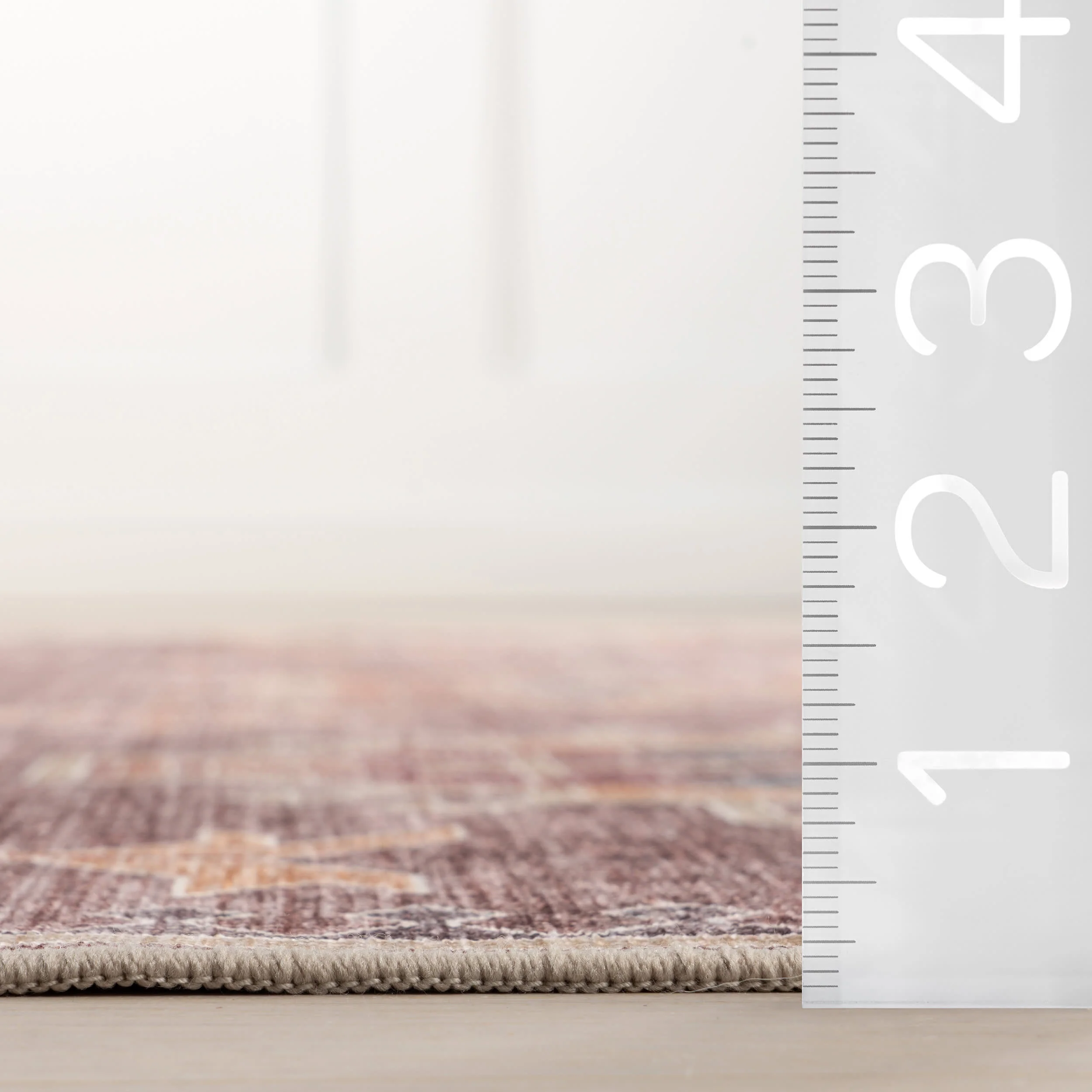 Araya Spill Proof Washable Rug | Brown - Image 6