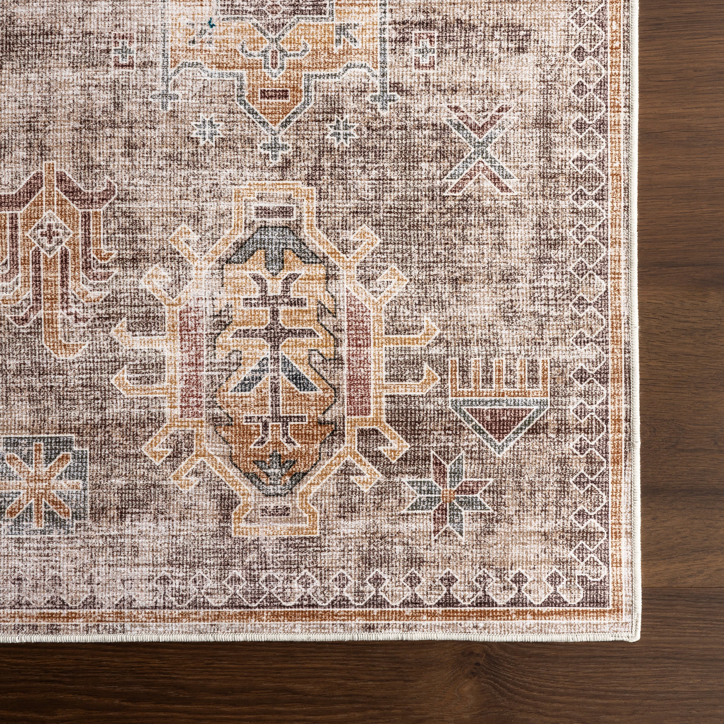 Araya Spill Proof Washable Rug | Sage Green - Image 4
