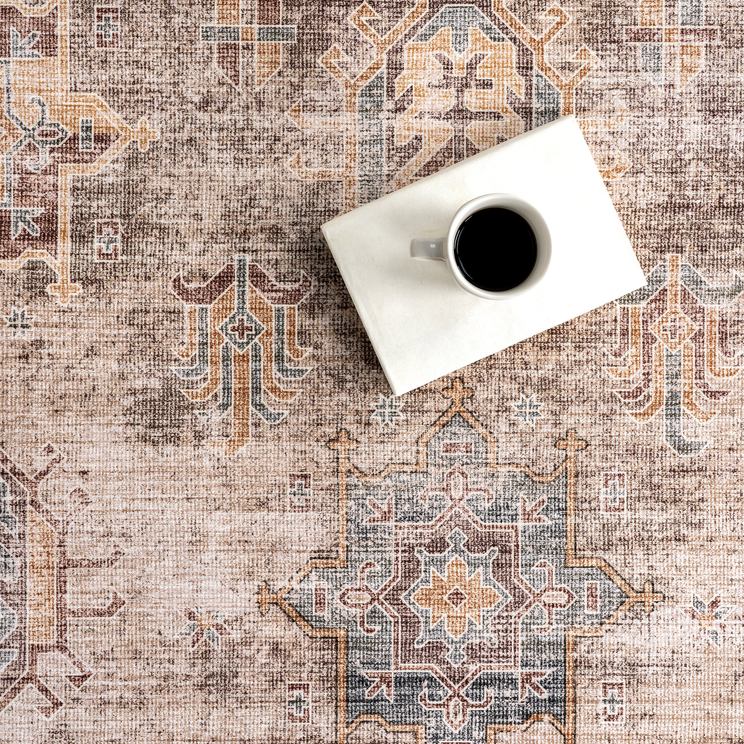 Araya Spill Proof Washable Rug | Sage Green - Image 8