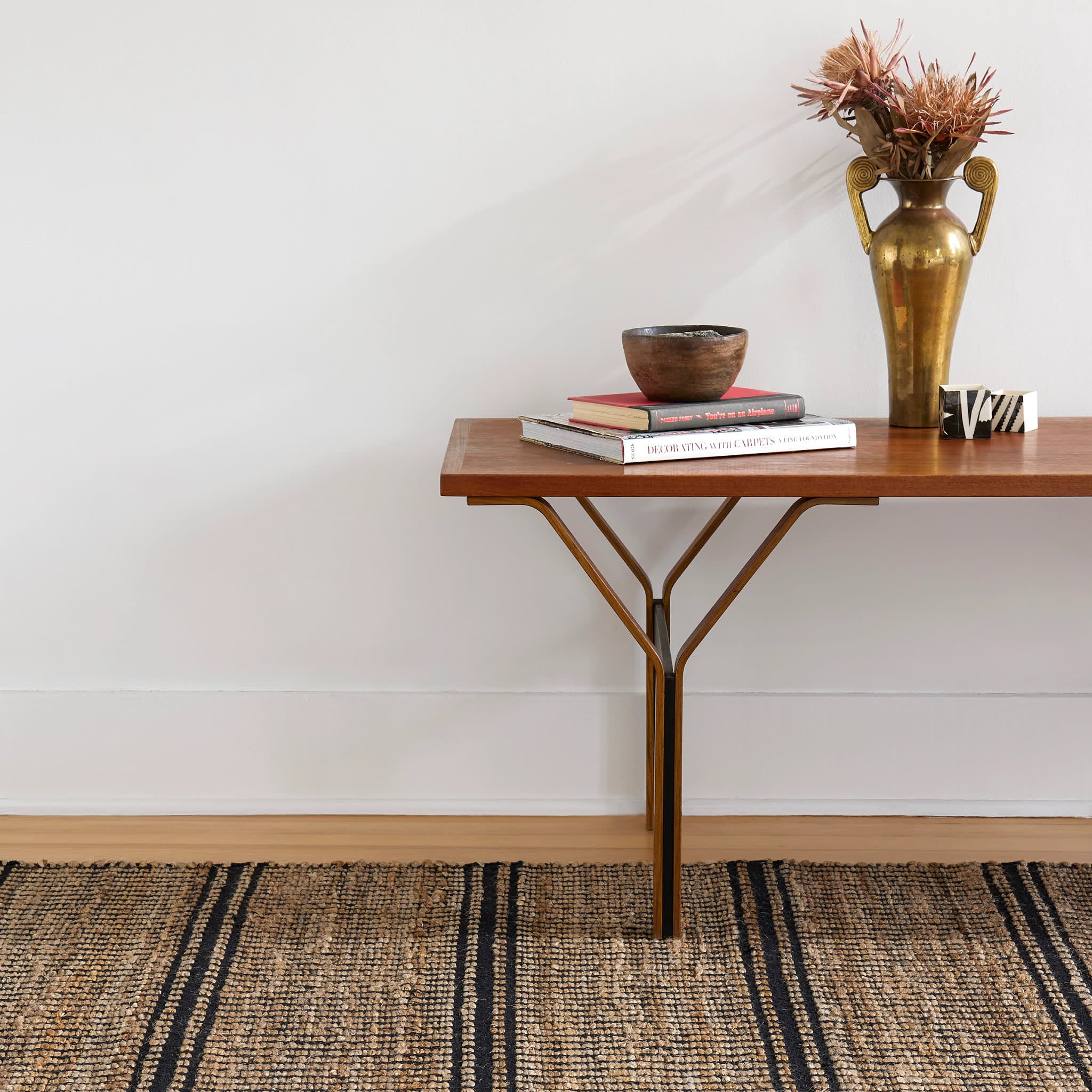 Arbor Handwoven Jute Rug | Black - Image 2