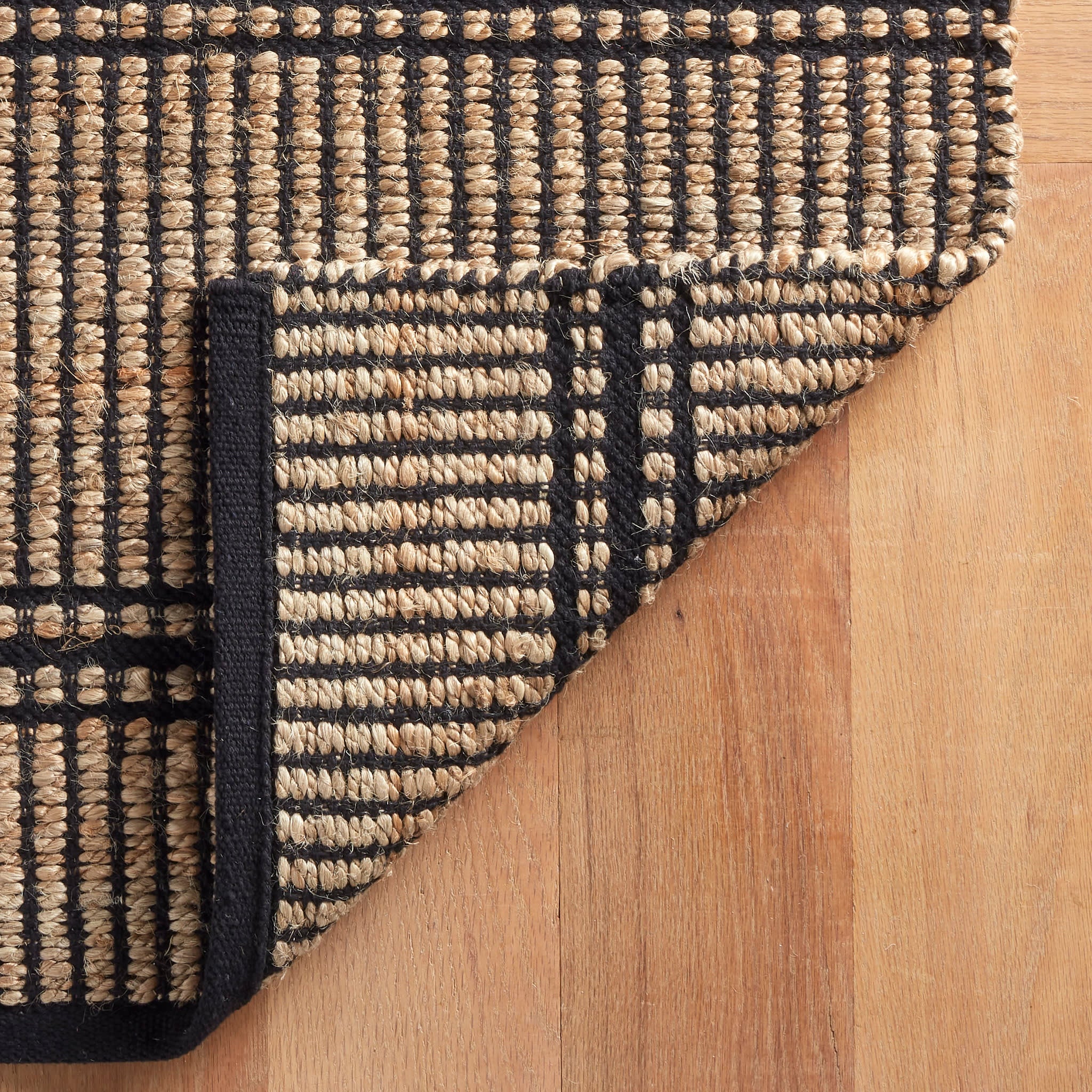 Arbor Handwoven Jute Rug | Black - Image 6