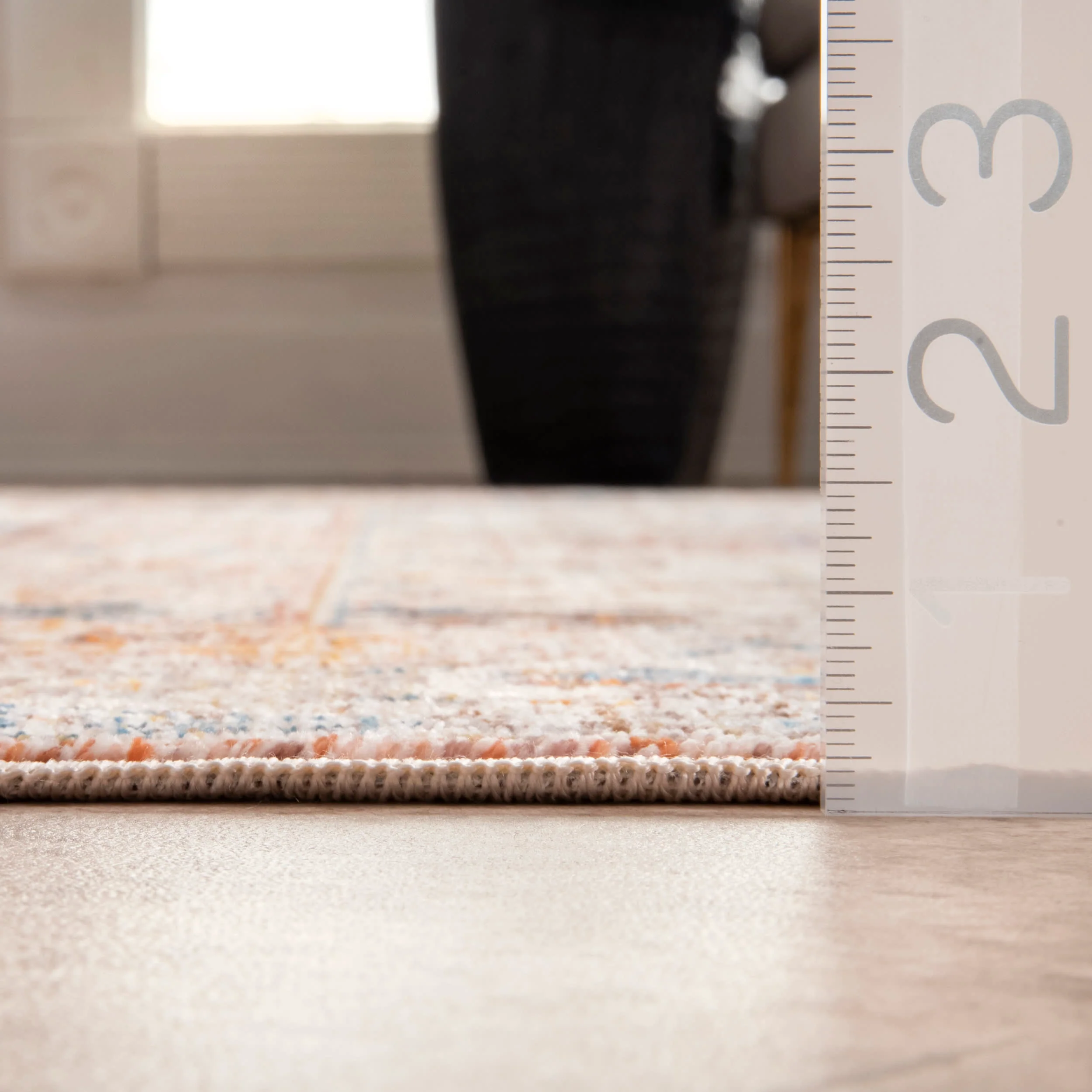 Archer Distressed Medallion Rug | Khaki - Image 5
