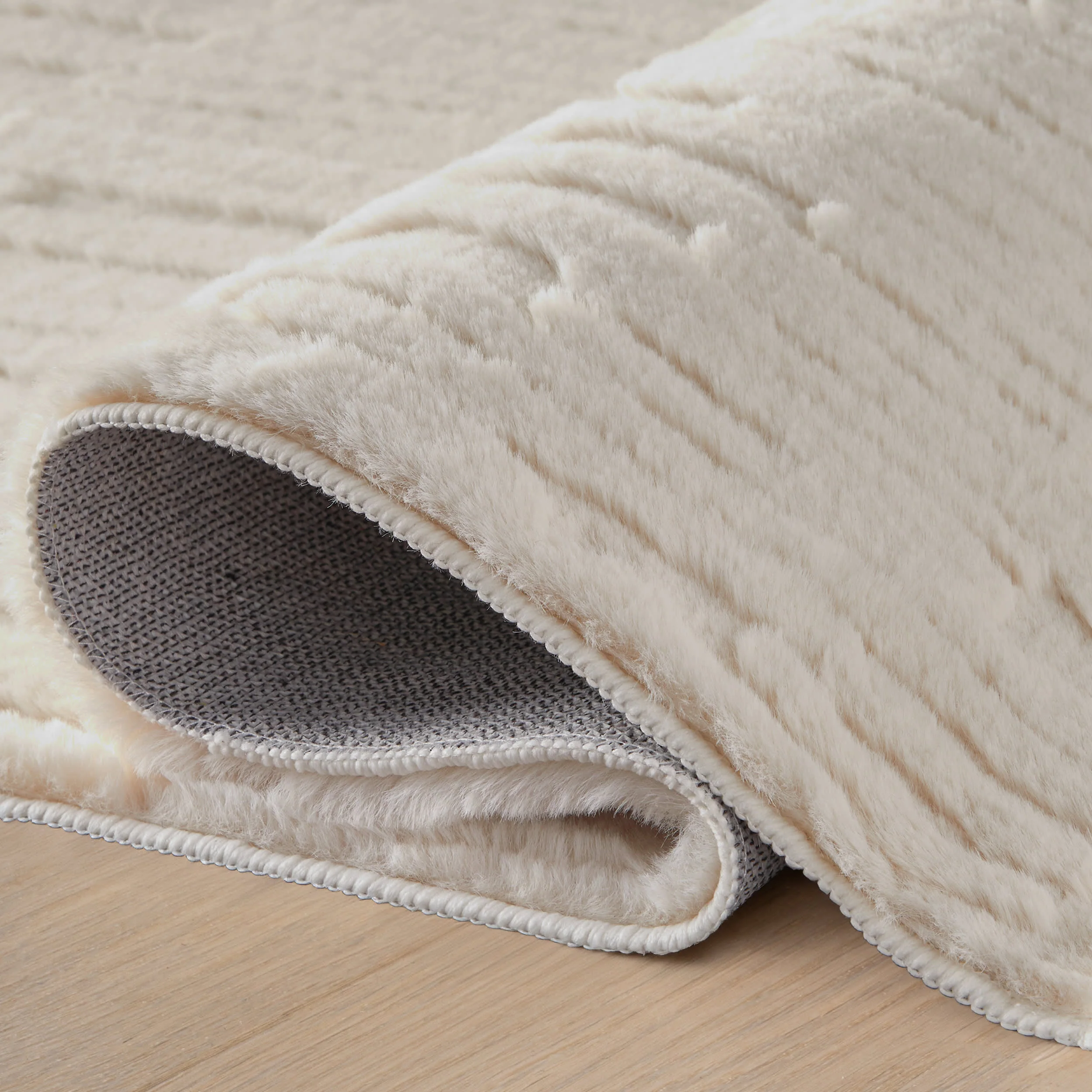 Archie Machine Washable Rug | Ivory - Image 3