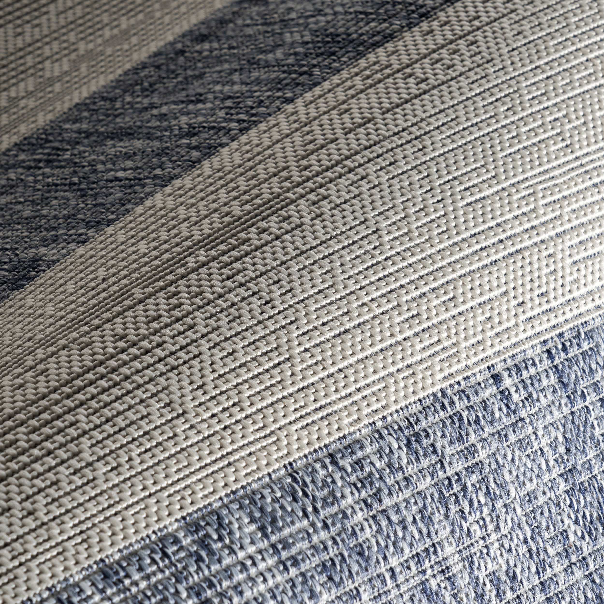 Ariah Wide Stripes Indoor/Outdoor Rug | Blue - Image 3