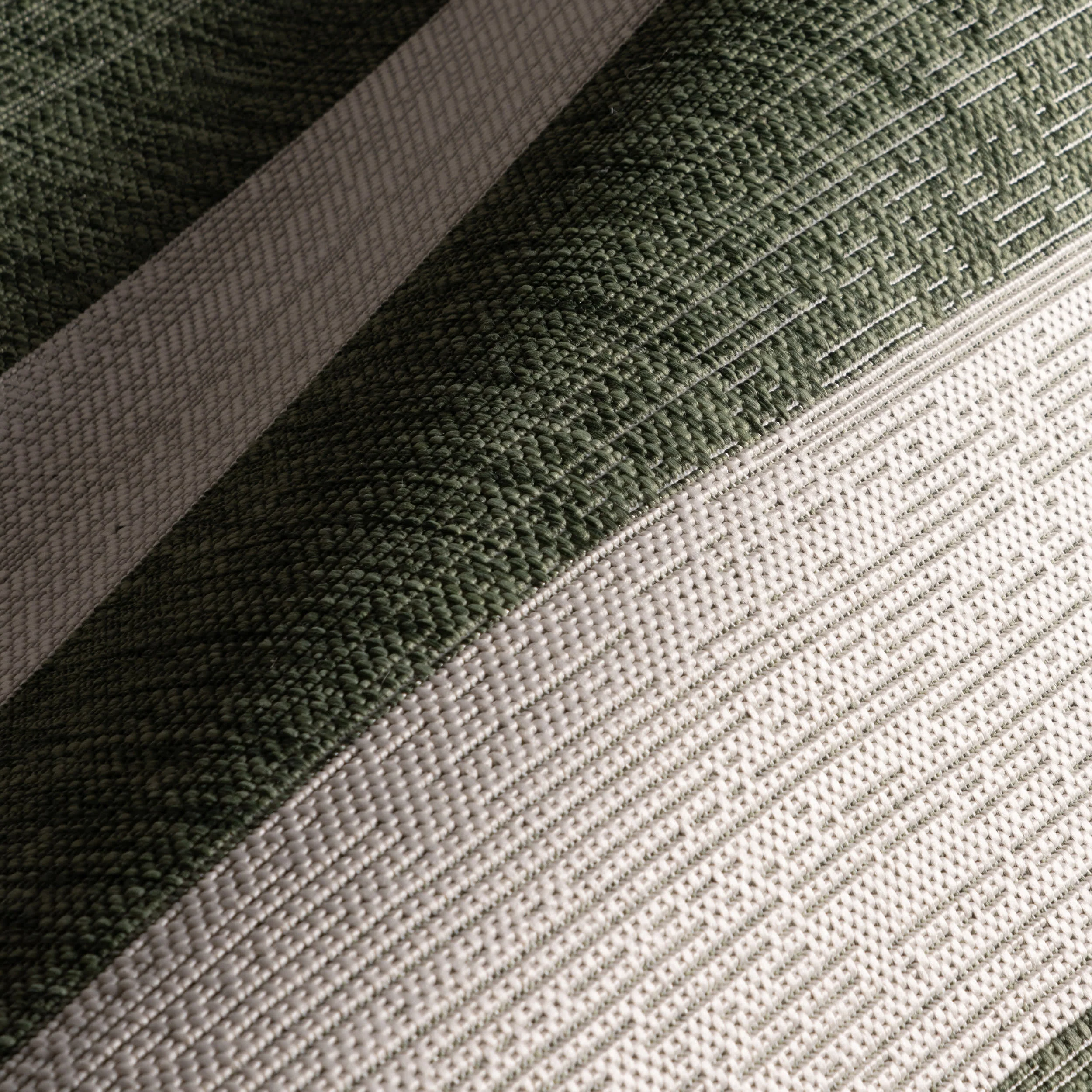 Ariah Wide Stripes Indoor/Outdoor Rug | Green - Image 3