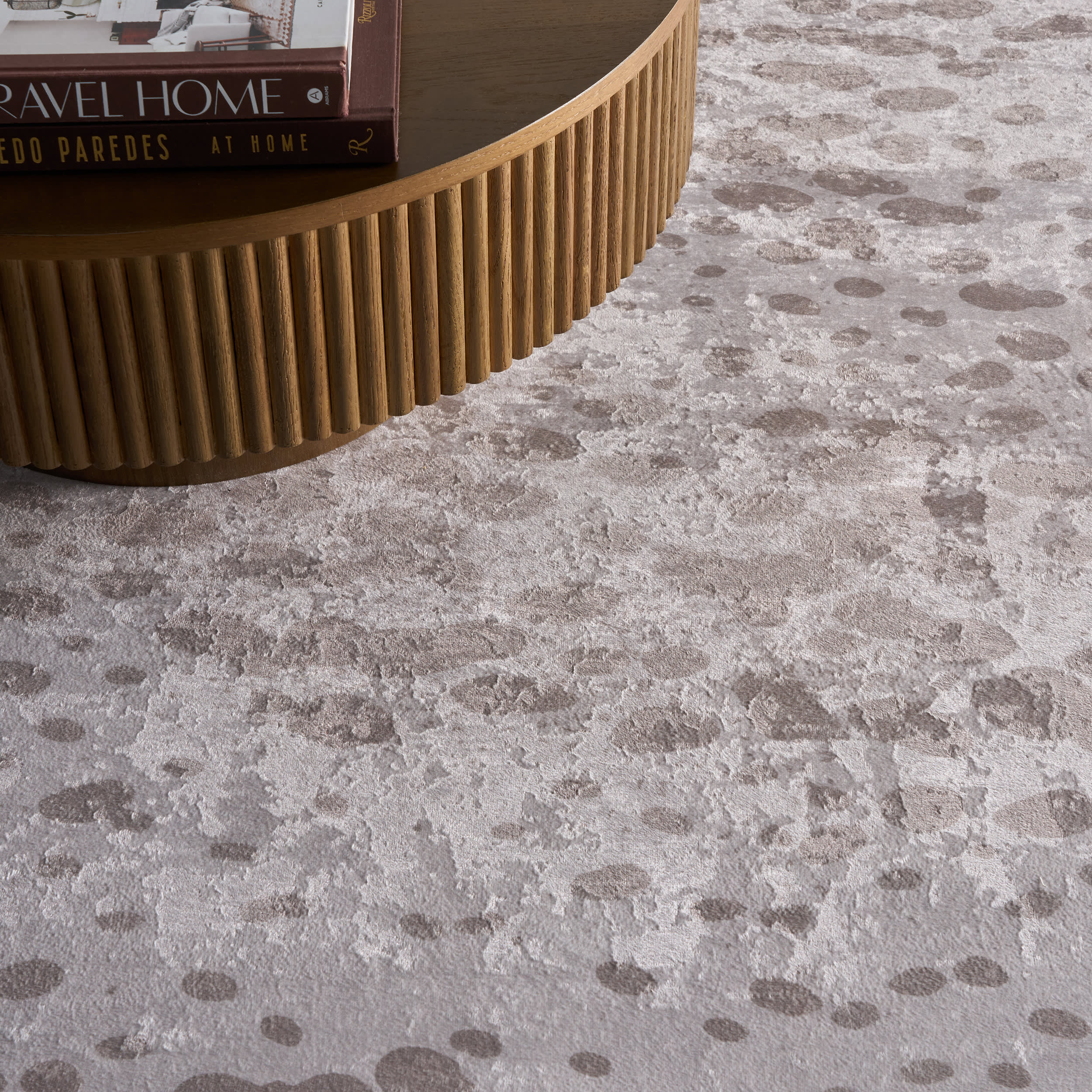 Aricela Modern Animal Print Washable Rug | Taupe - Image 5