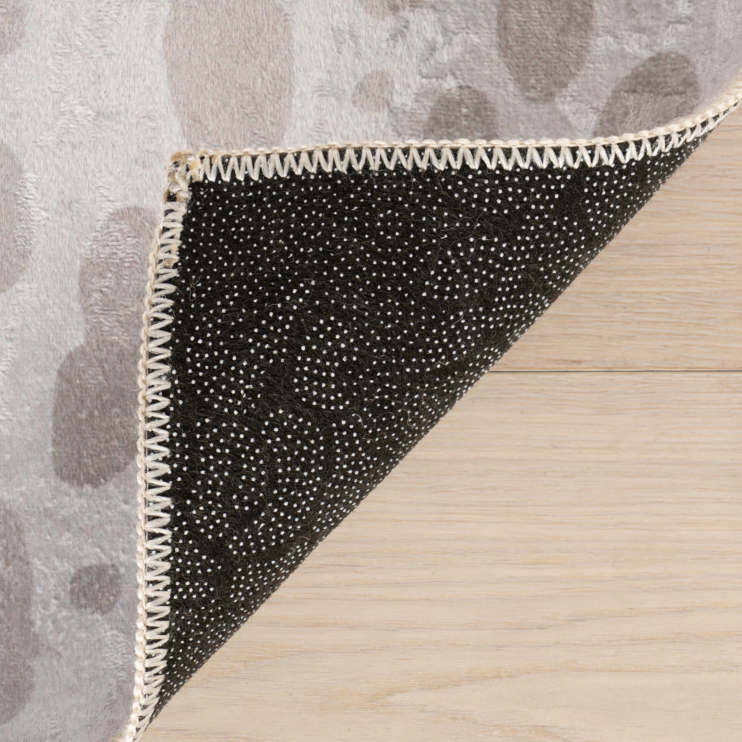 Aricela Modern Animal Print Washable Rug | Taupe - Image 8