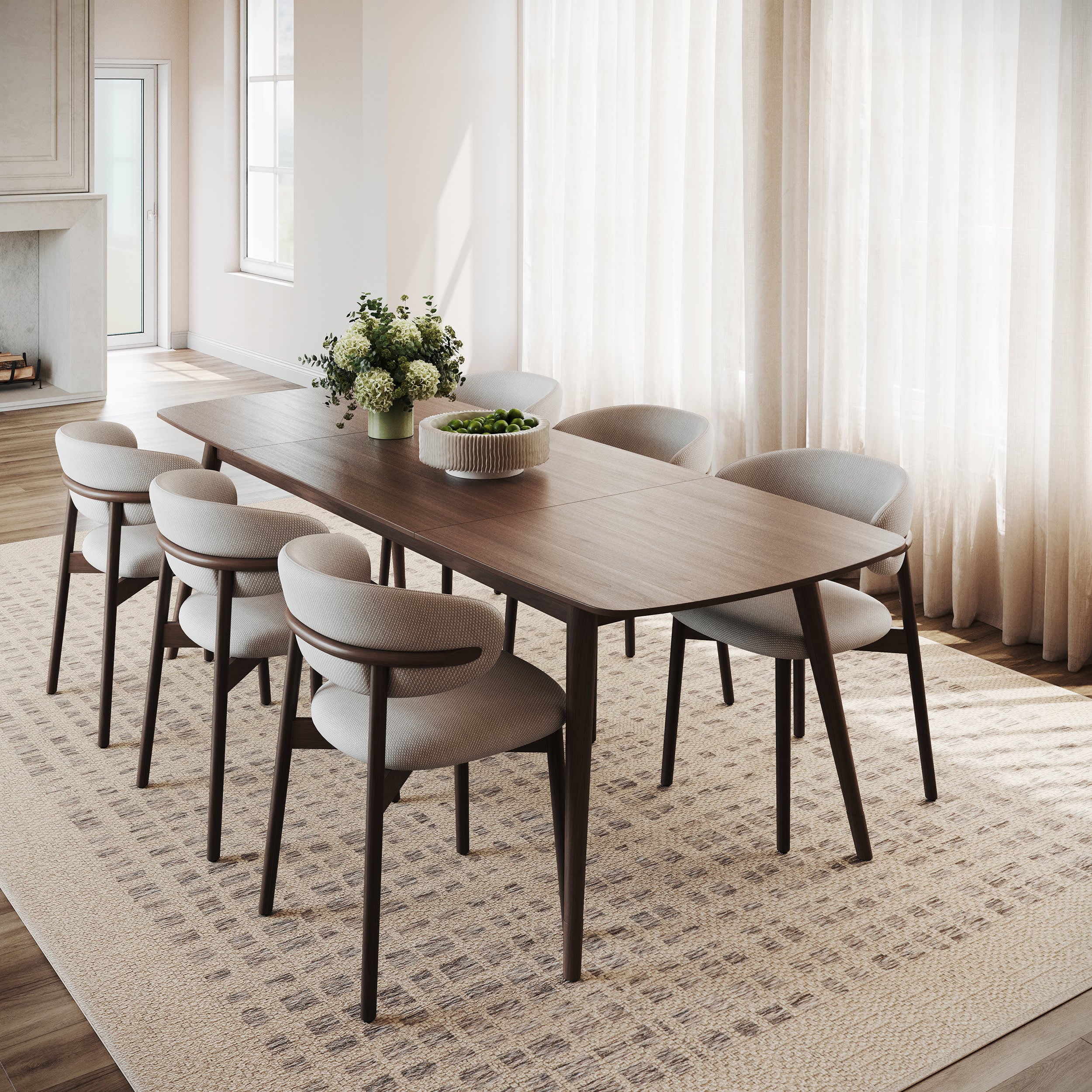 Arida Modern Checkered Rug | Beige - Image 2
