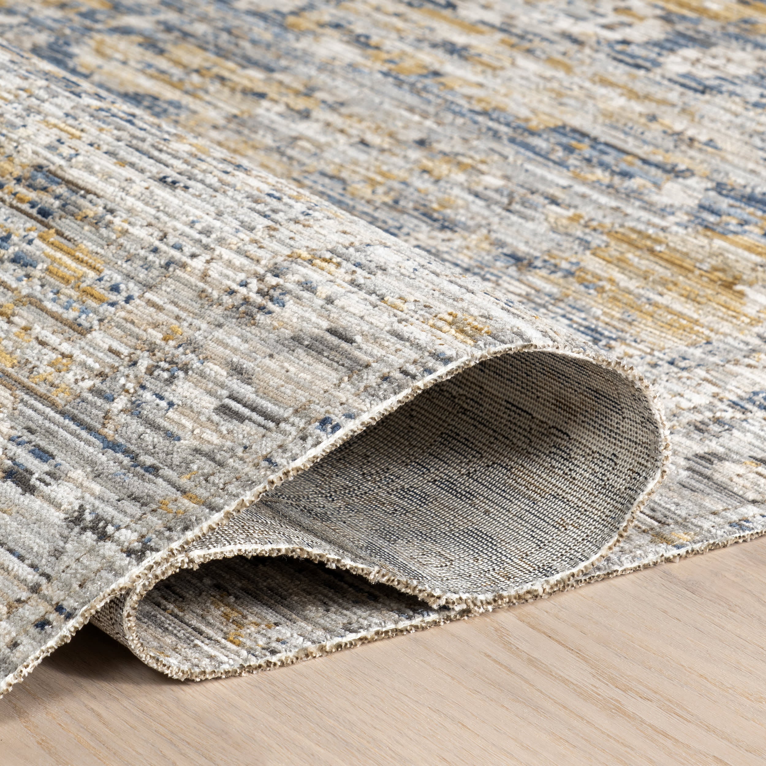 Ariella Garden Medallion Indoor/Outdoor Washable Rug | Blue - Image 9