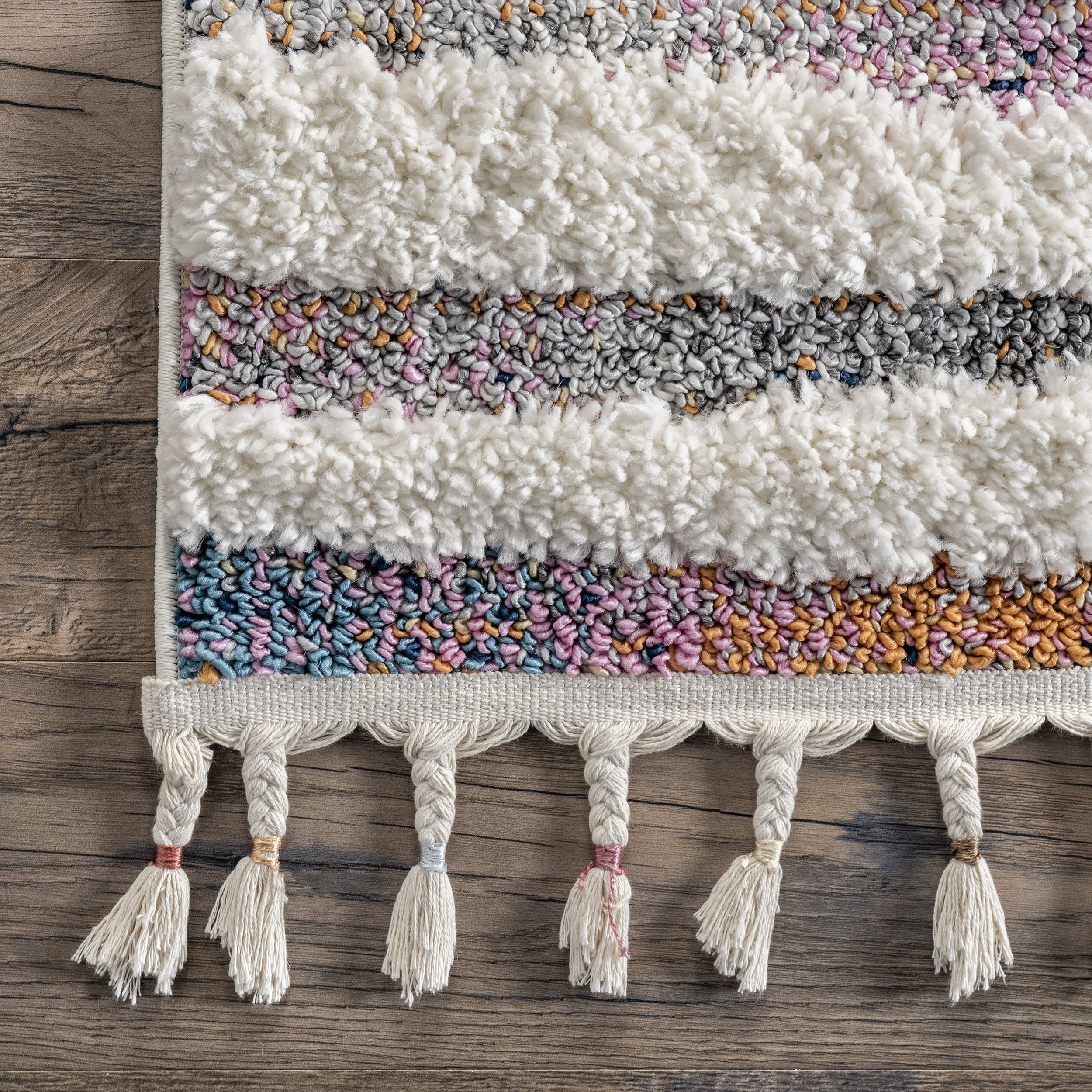 Aritzia Zebra Textured Rug | Ivory - Image 3