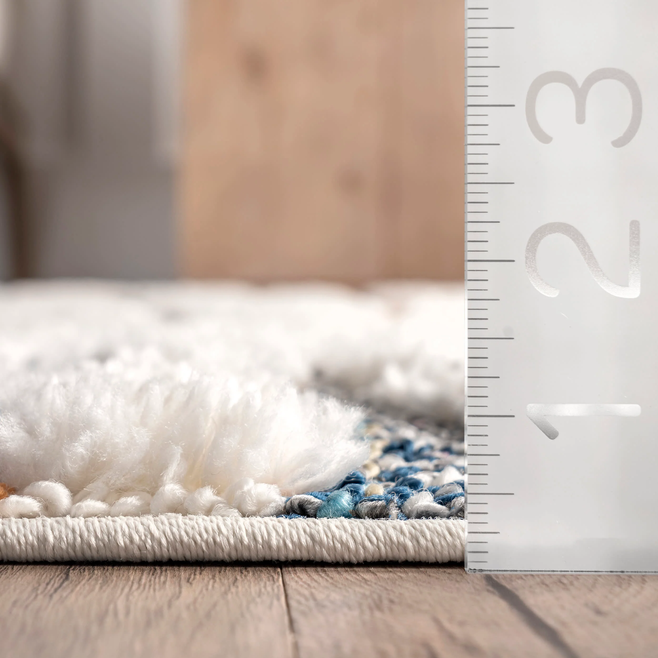 Aritzia Zebra Textured Rug | Ivory - Image 5