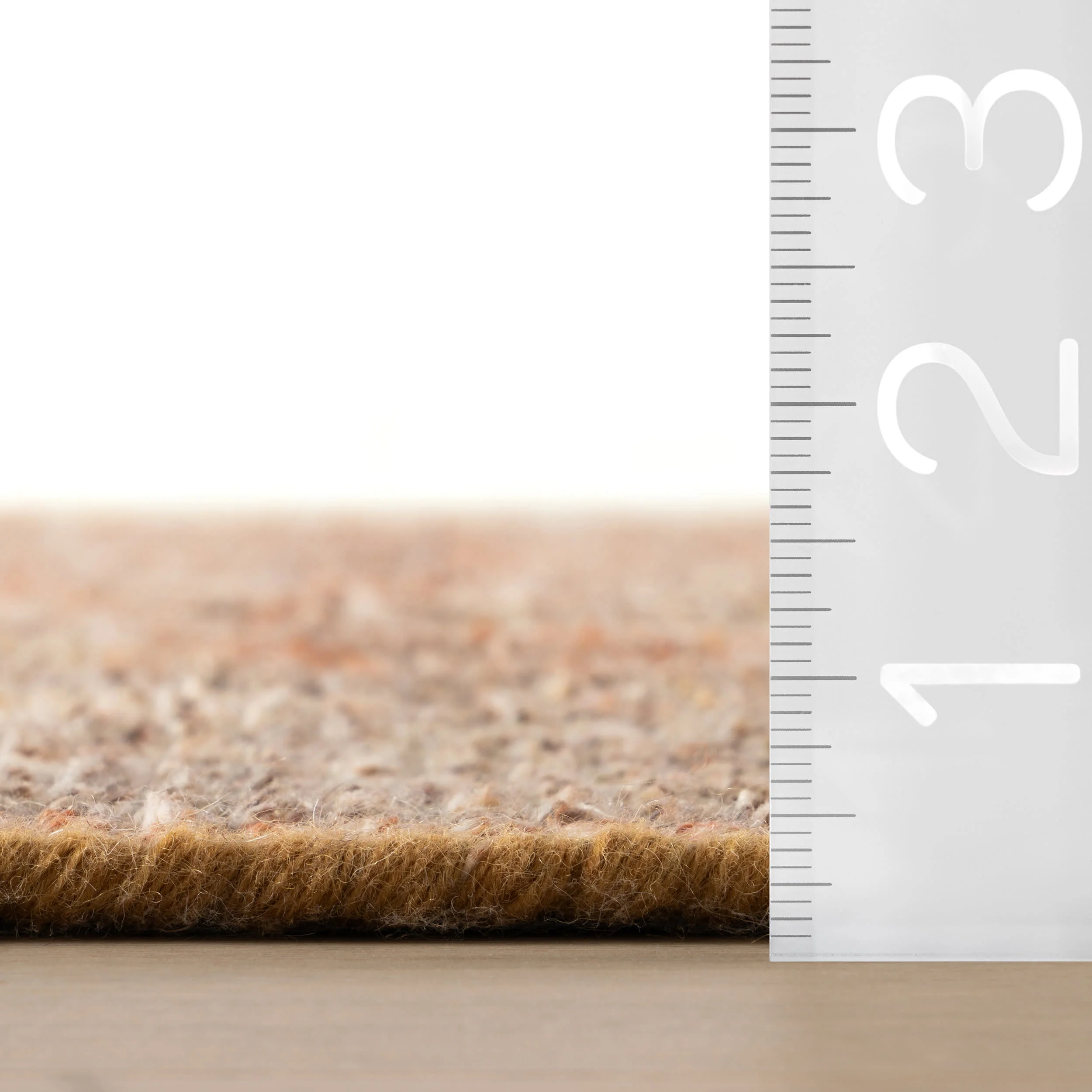 Ariza Hand Tufted Wool-Blend Rug | Orange - Image 5