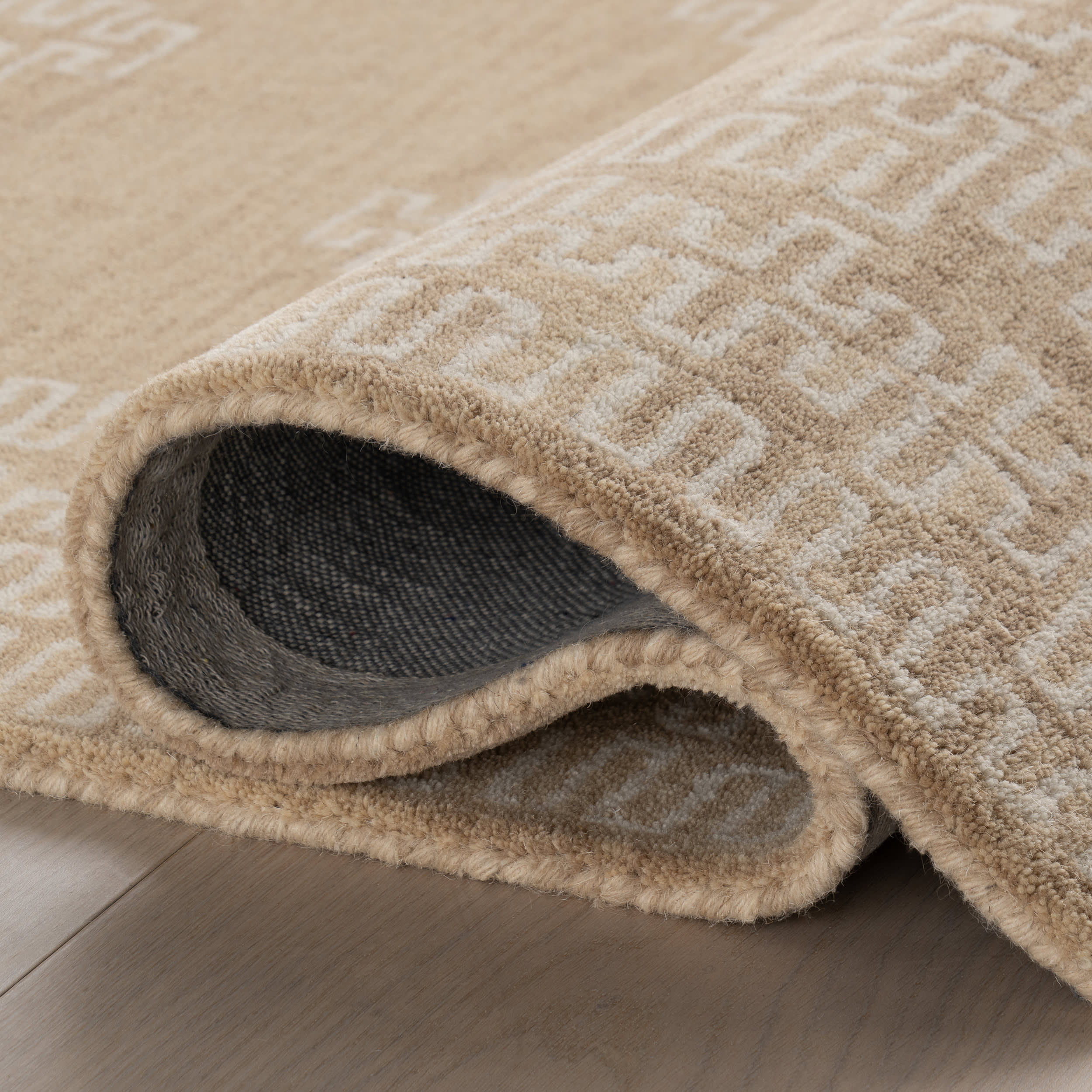Arizona Southwestern Motif Wool Rug | Tan - Image 7