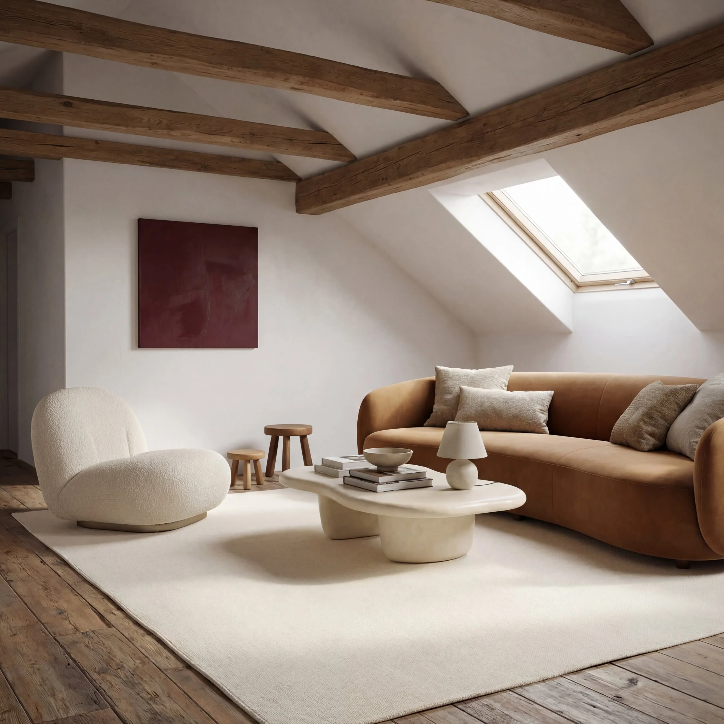 Arrel Speckled Wool-Blend Rug | Alabaster - Image 2
