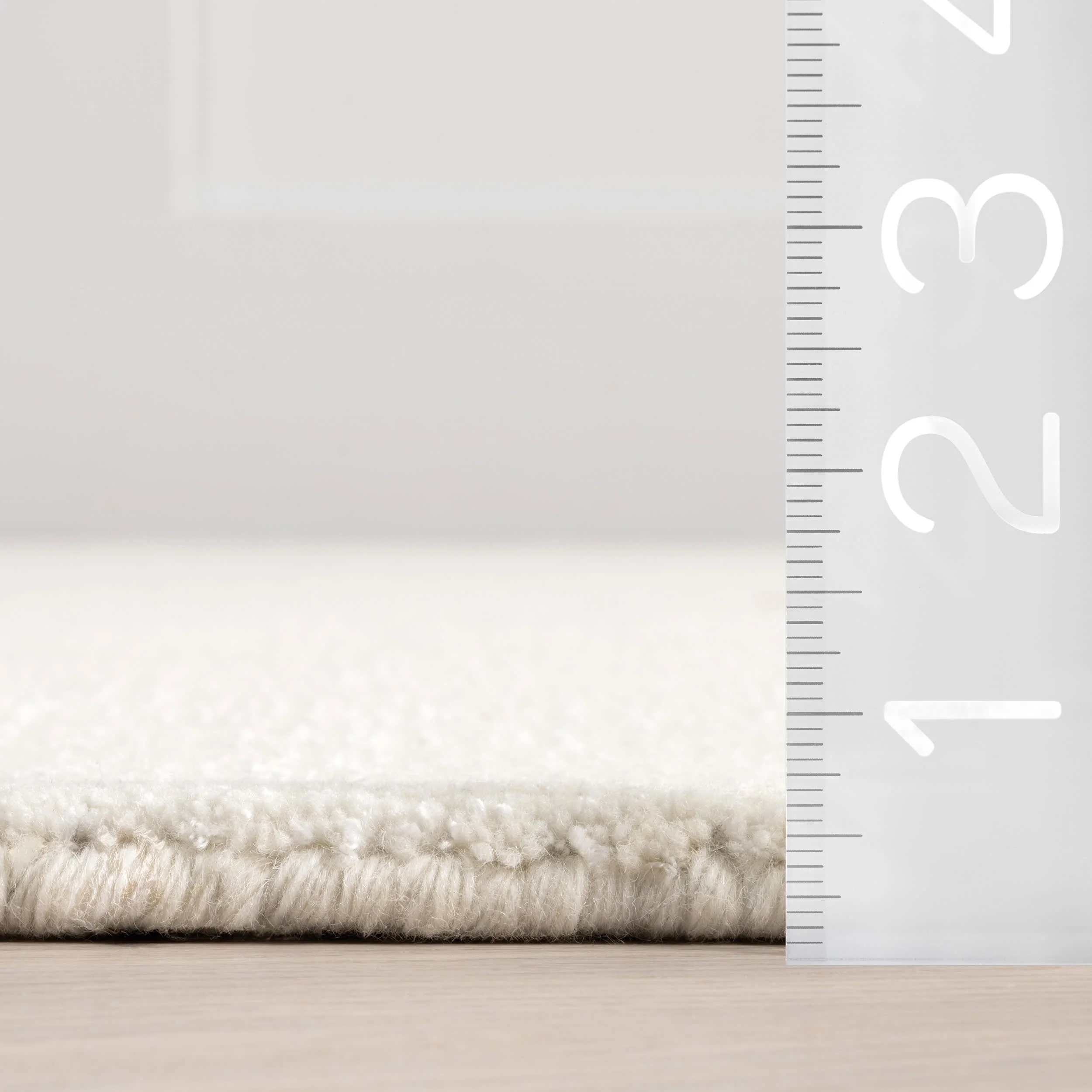 Arrel Speckled Wool-Blend Rug | Alabaster - Image 6