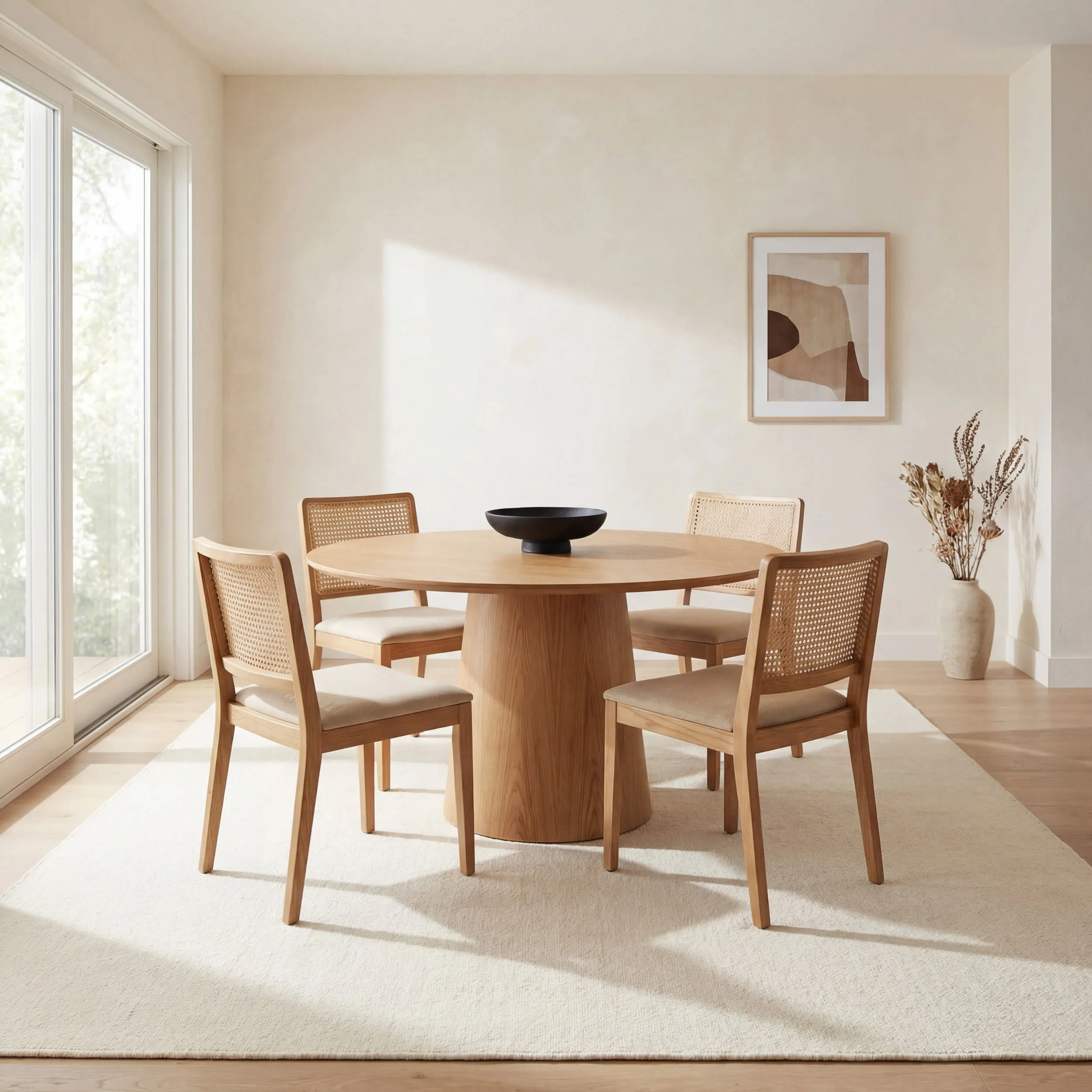 Arrel Speckled Wool-Blend Rug | Alabaster - Image 7