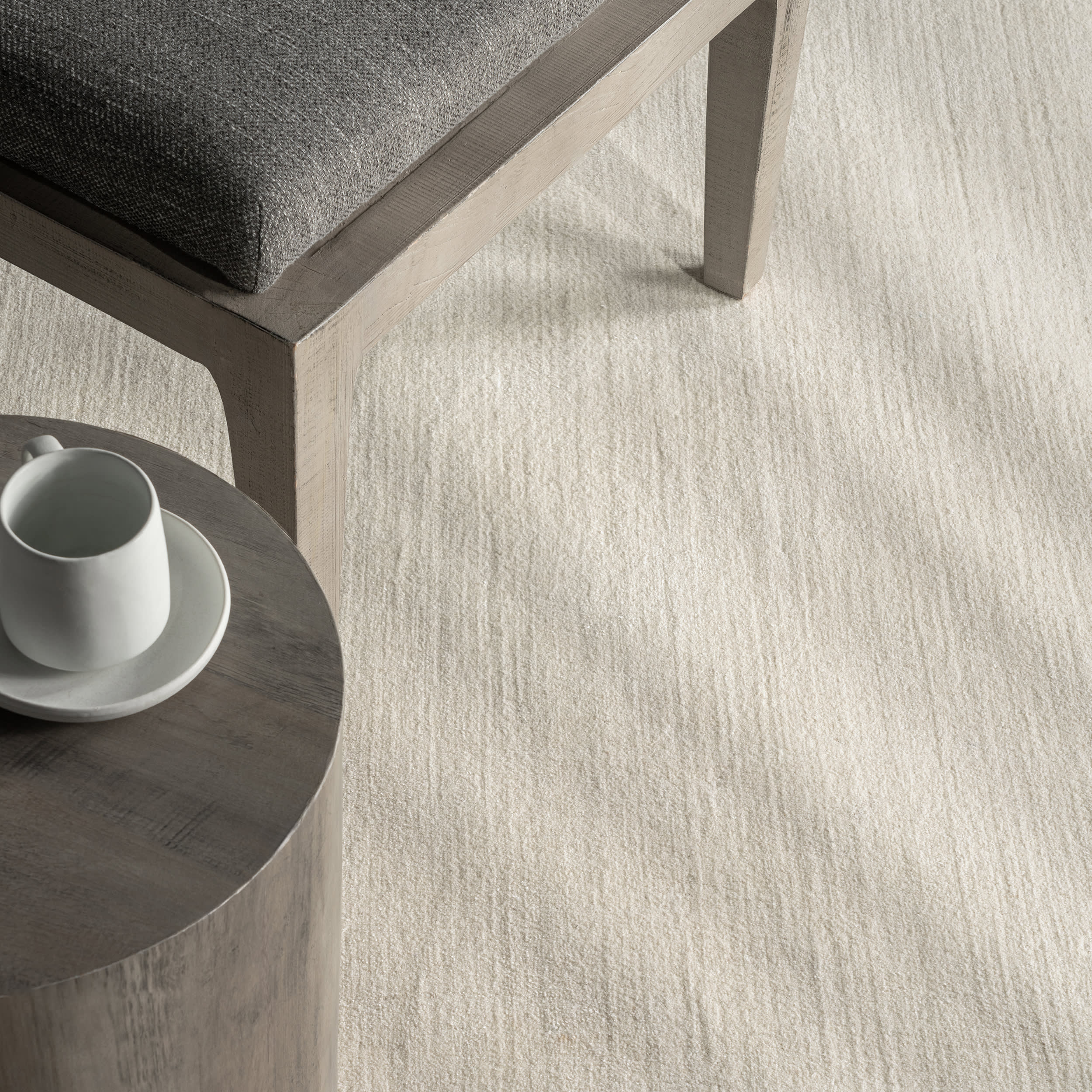 Arrel Speckled Wool-Blend Rug | Alabaster - Image 9