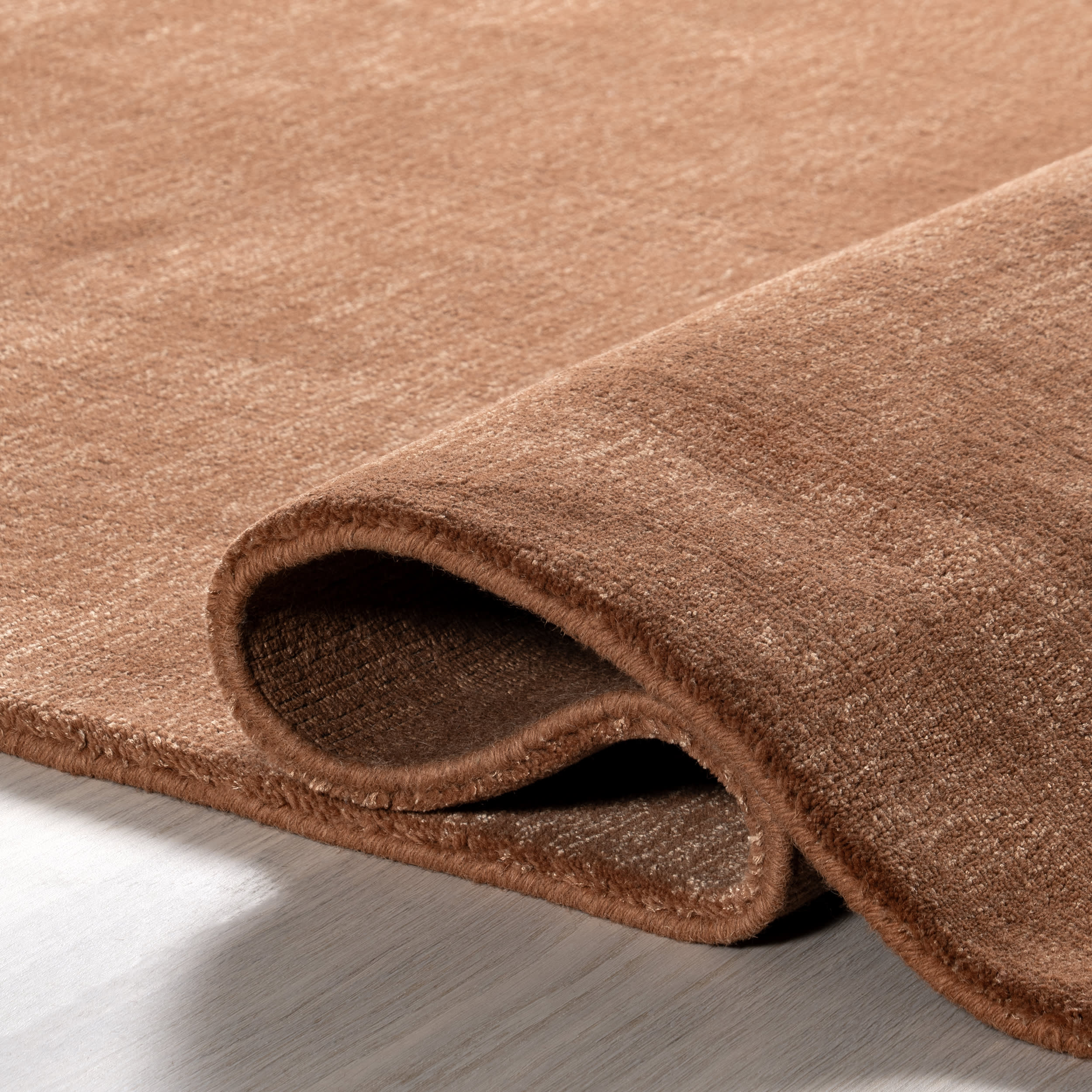 Arrel Speckled Wool-Blend Rug | Brick - Image 10