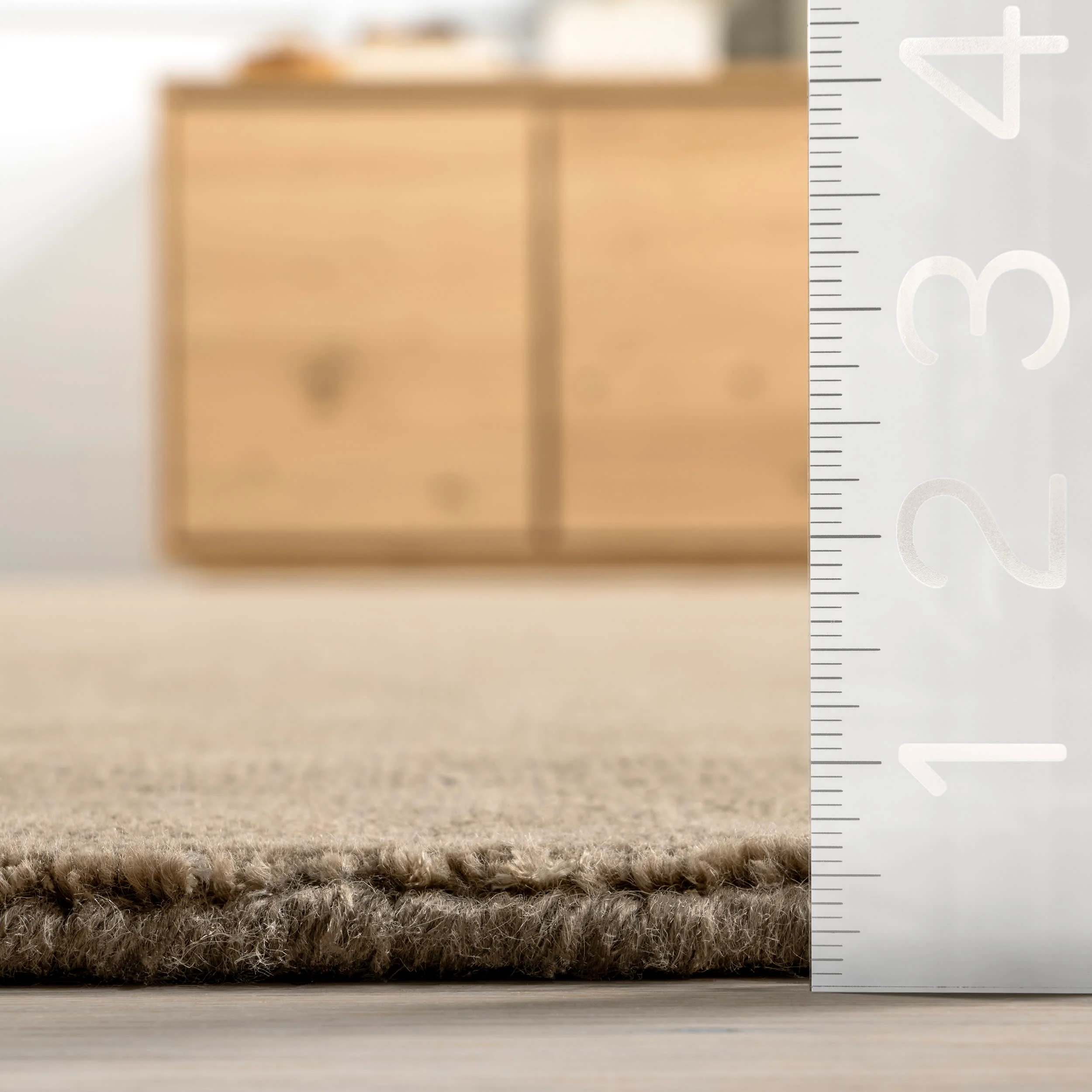 Arrel Speckled Wool-Blend Rug | Fawn - Image 5