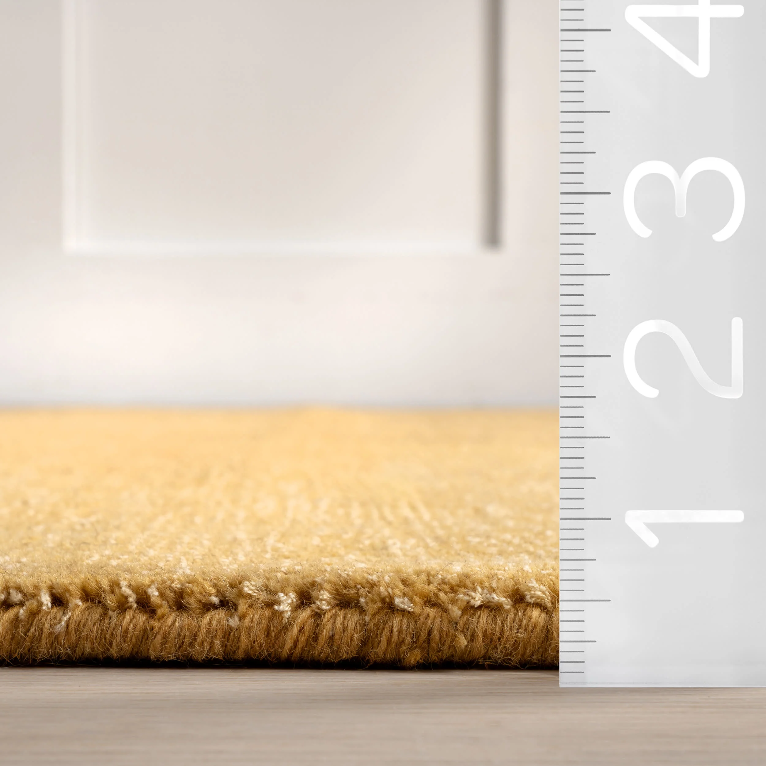 Arrel Speckled Wool-Blend Rug | Golden Butter - Image 5