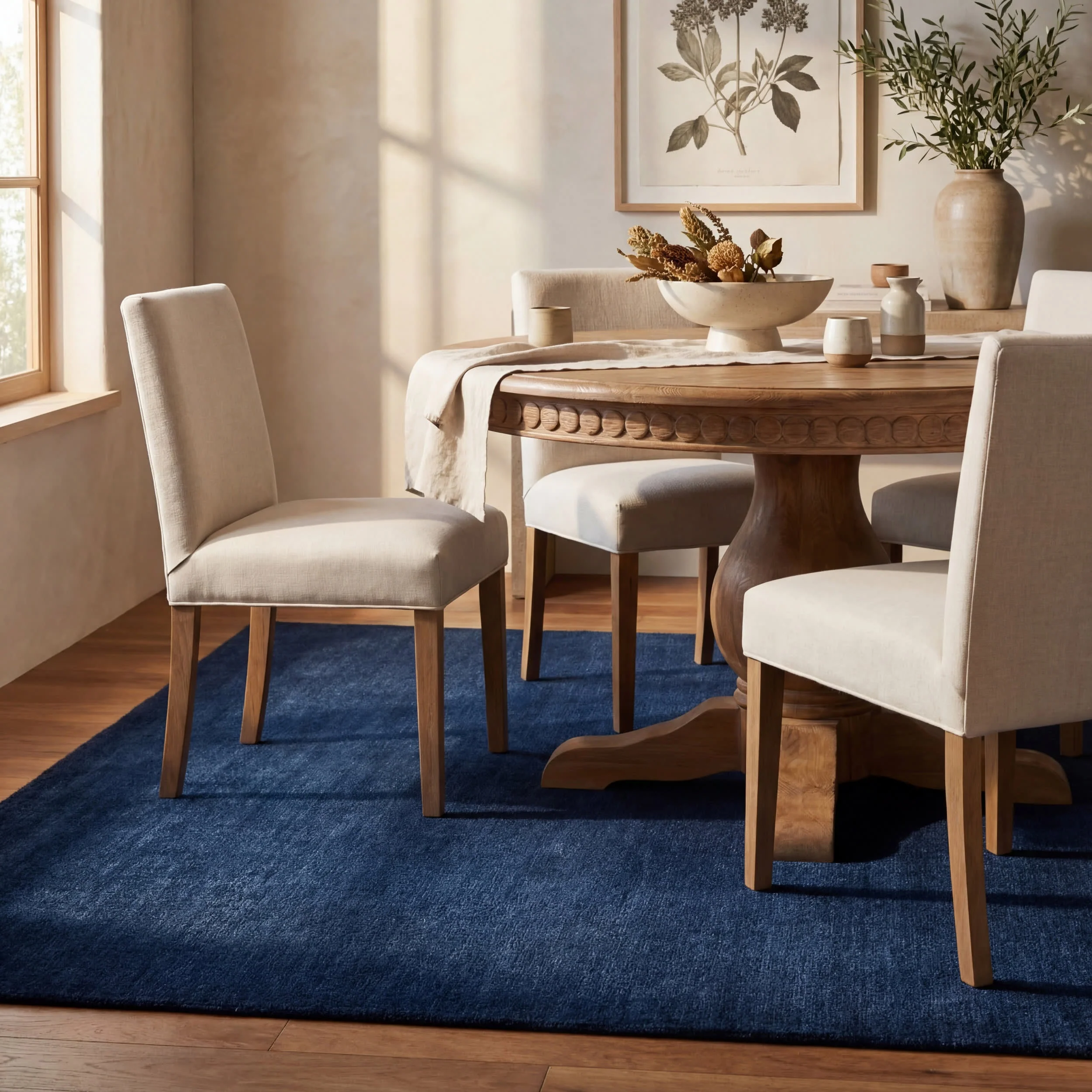 Arrel Speckled Wool-Blend Rug | Midnight - Image 7