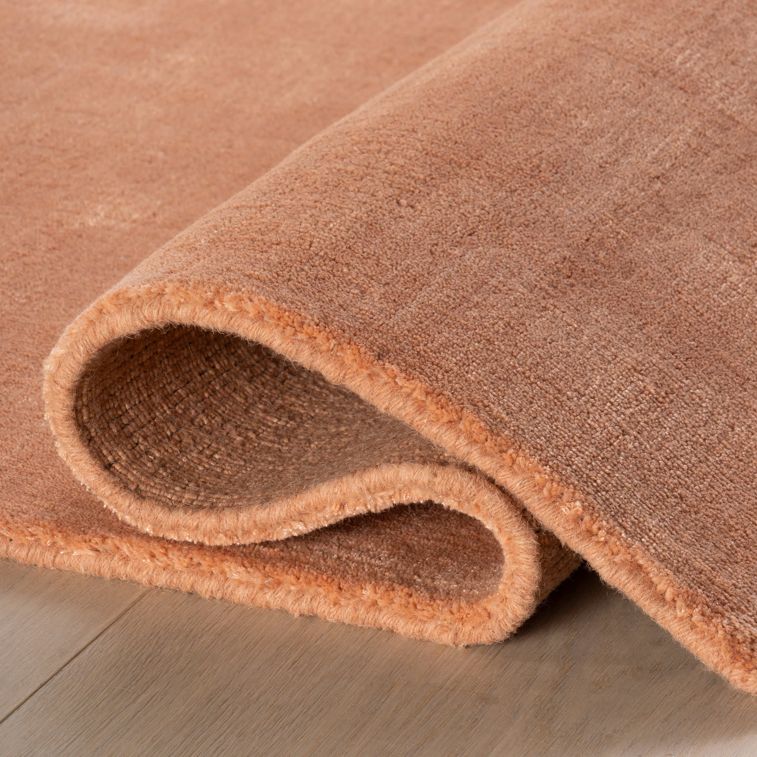 Arrel Speckled Wool-Blend Rug | Orange - Image 10