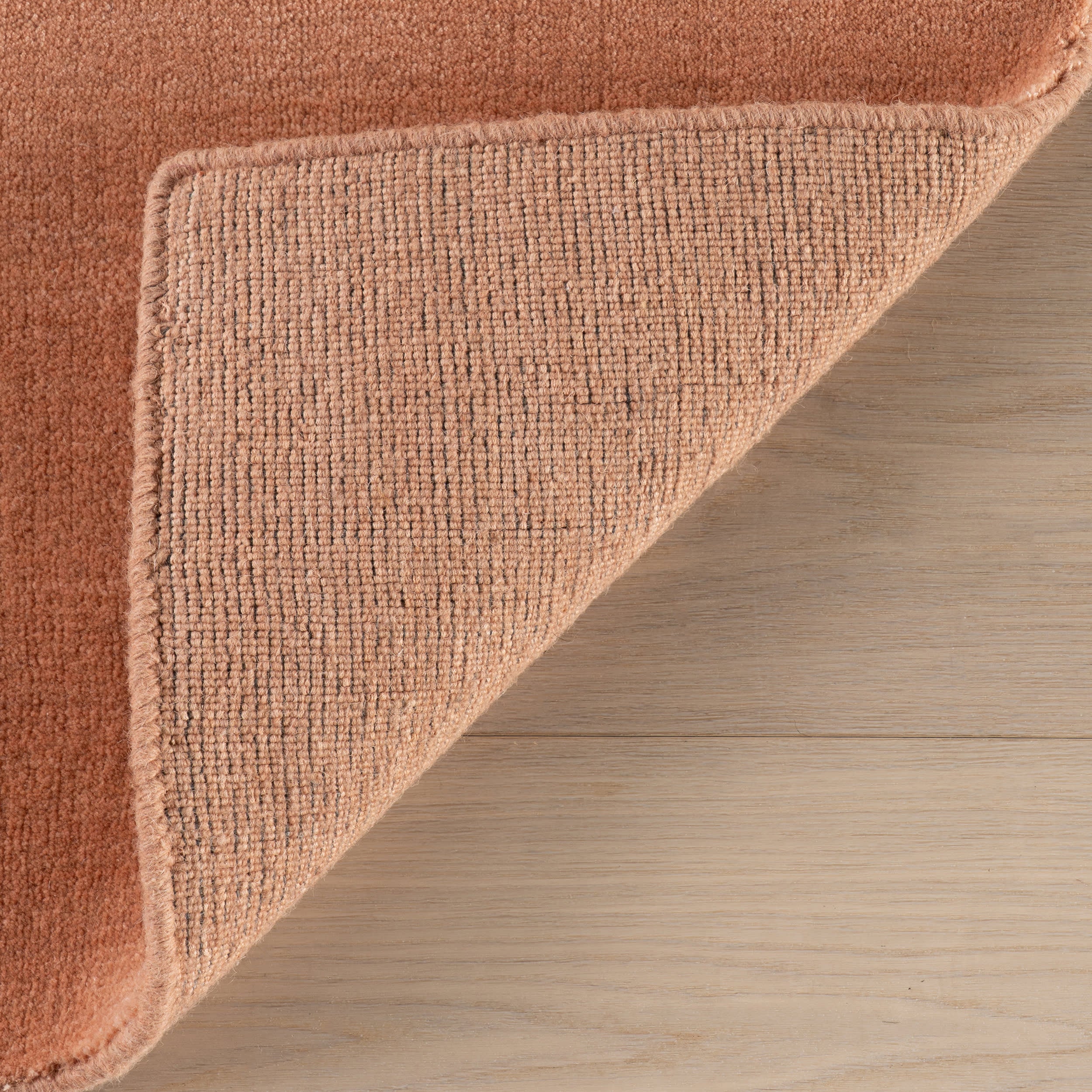 Arrel Speckled Wool-Blend Rug | Orange - Image 8