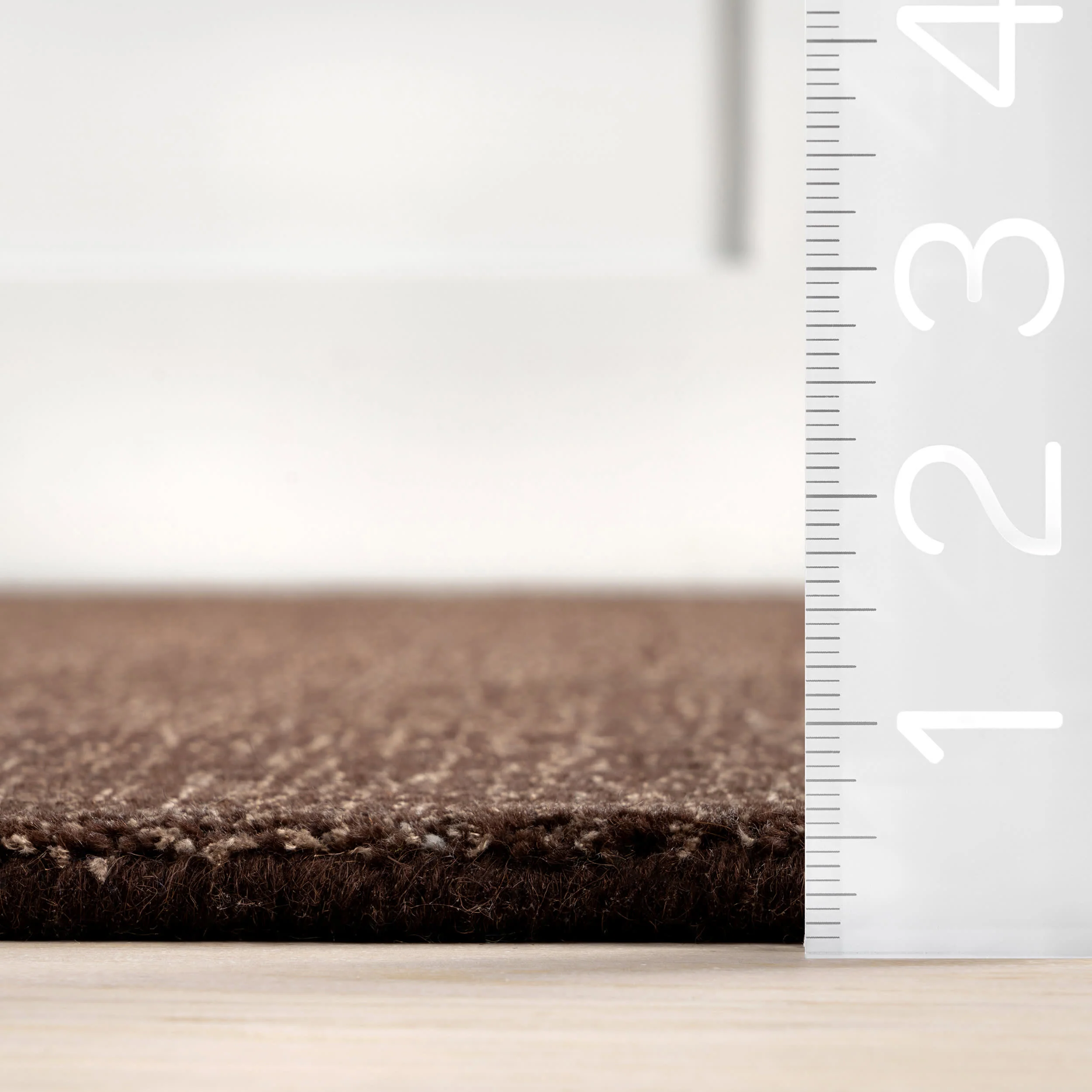 Arrel Speckled Wool-Blend Rug | Truffle Brown - Image 5