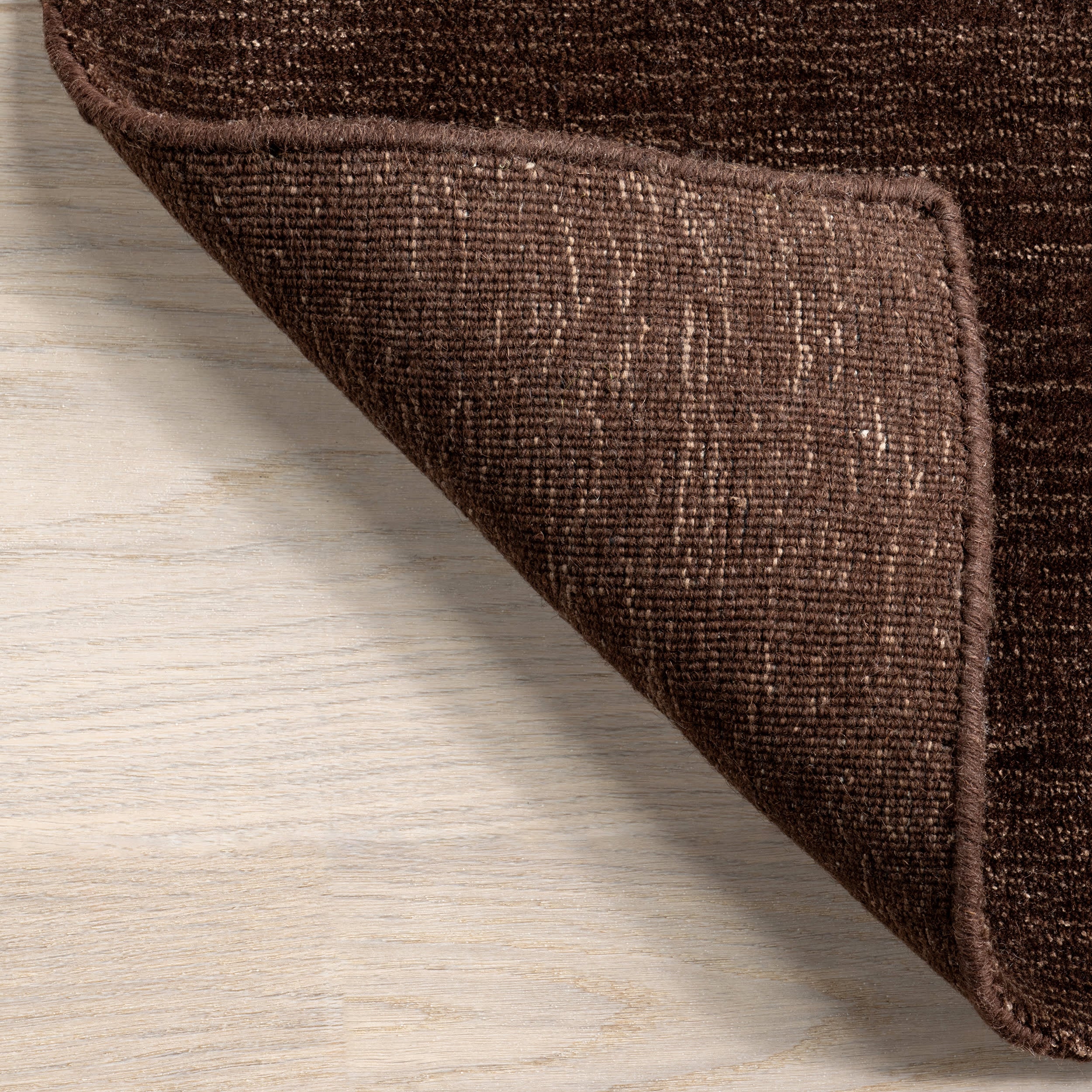 Arrel Speckled Wool-Blend Rug | Truffle Brown - Image 7
