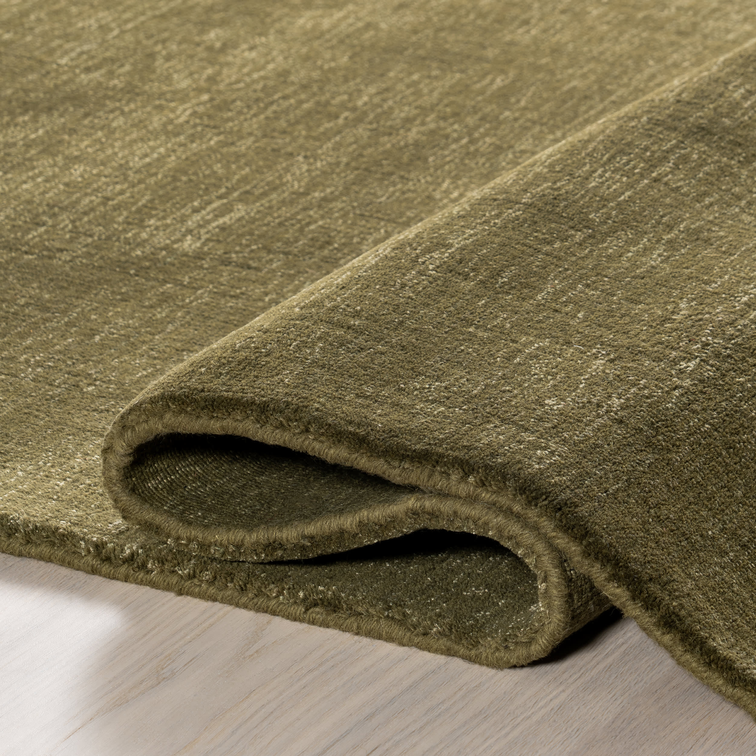 Arrel Speckled Wool-Blend Rug | Verdant Green - Image 10