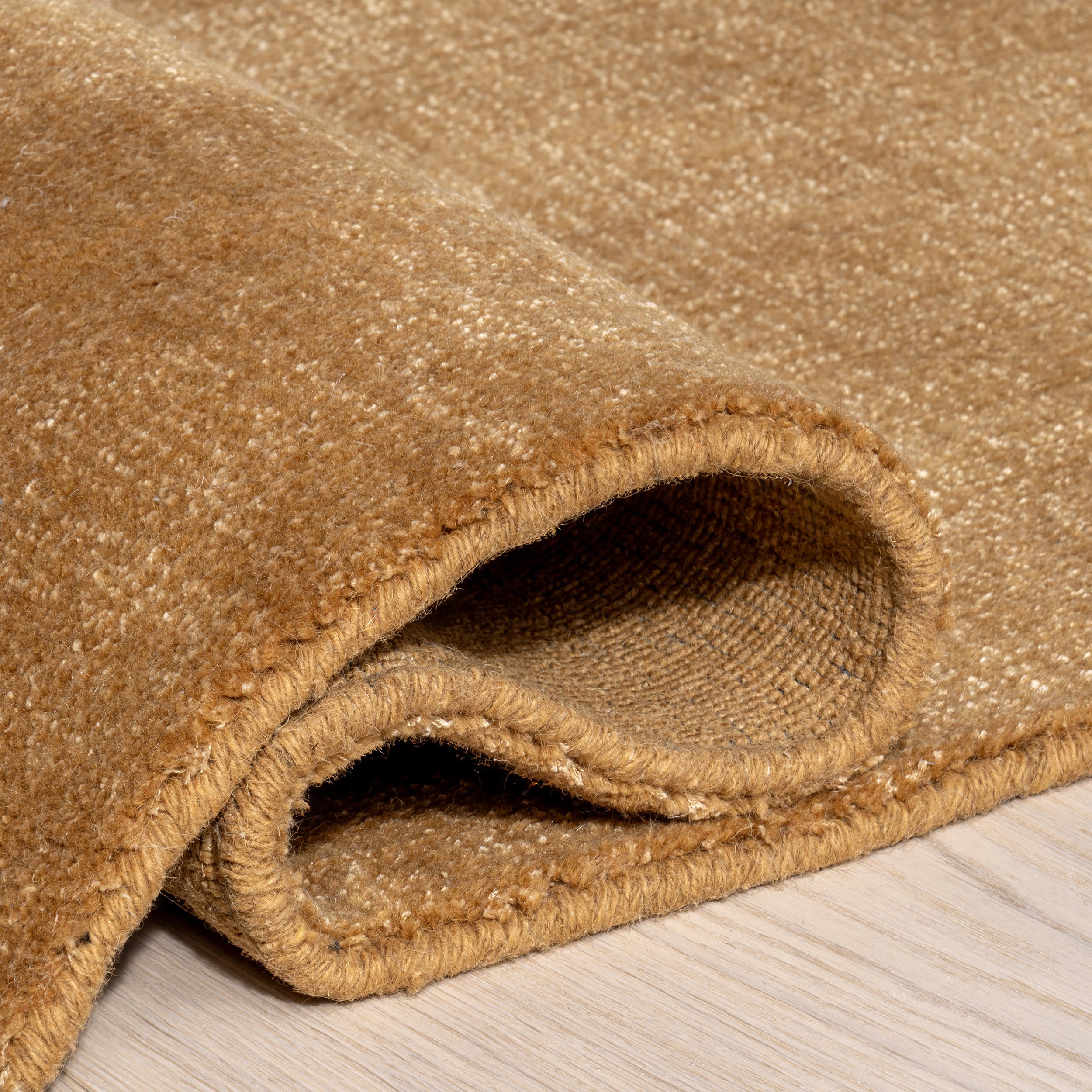 Arrel Speckled Wool-Blend Rug | Wheat - Image 11