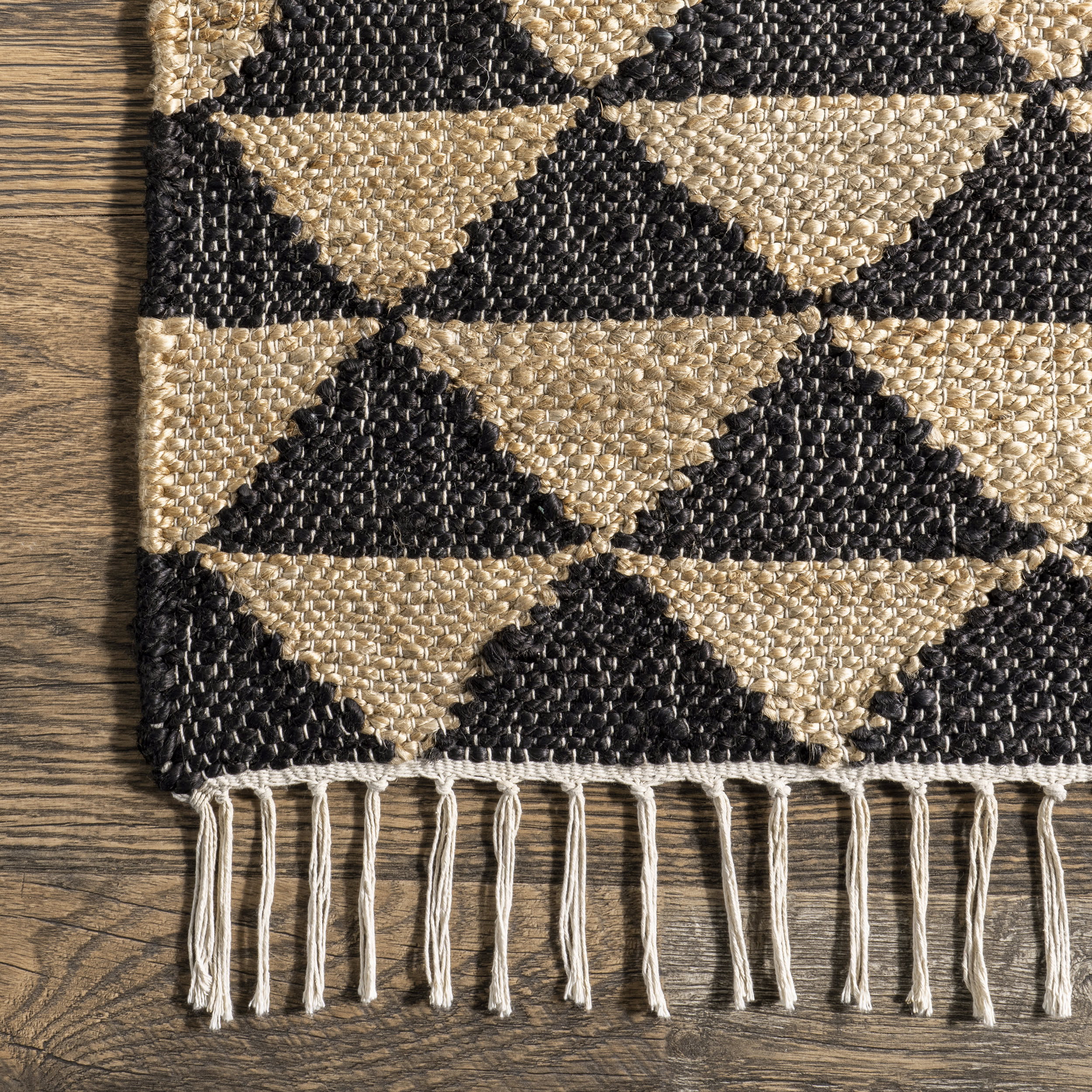 Arrowroot Tassled Rug | Natural - Image 3