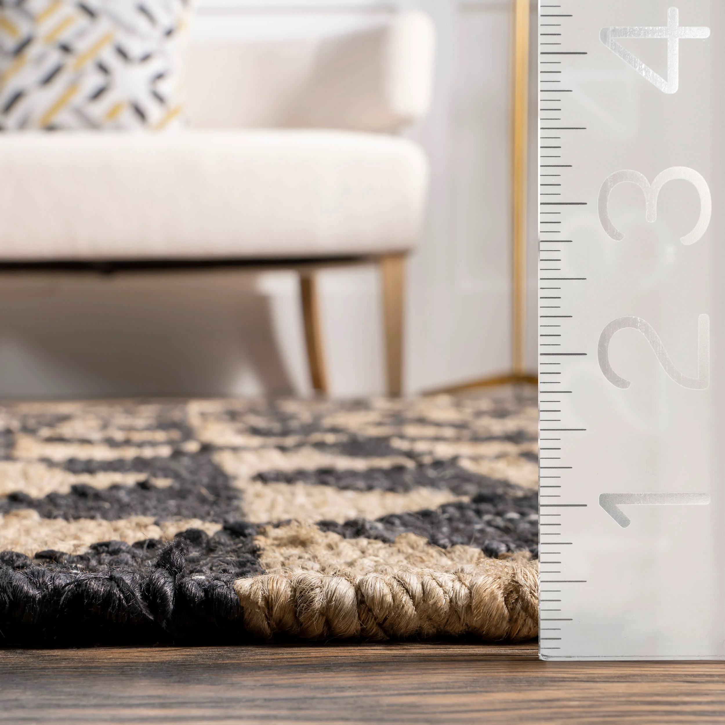 Arrowroot Tassled Rug | Natural - Image 4