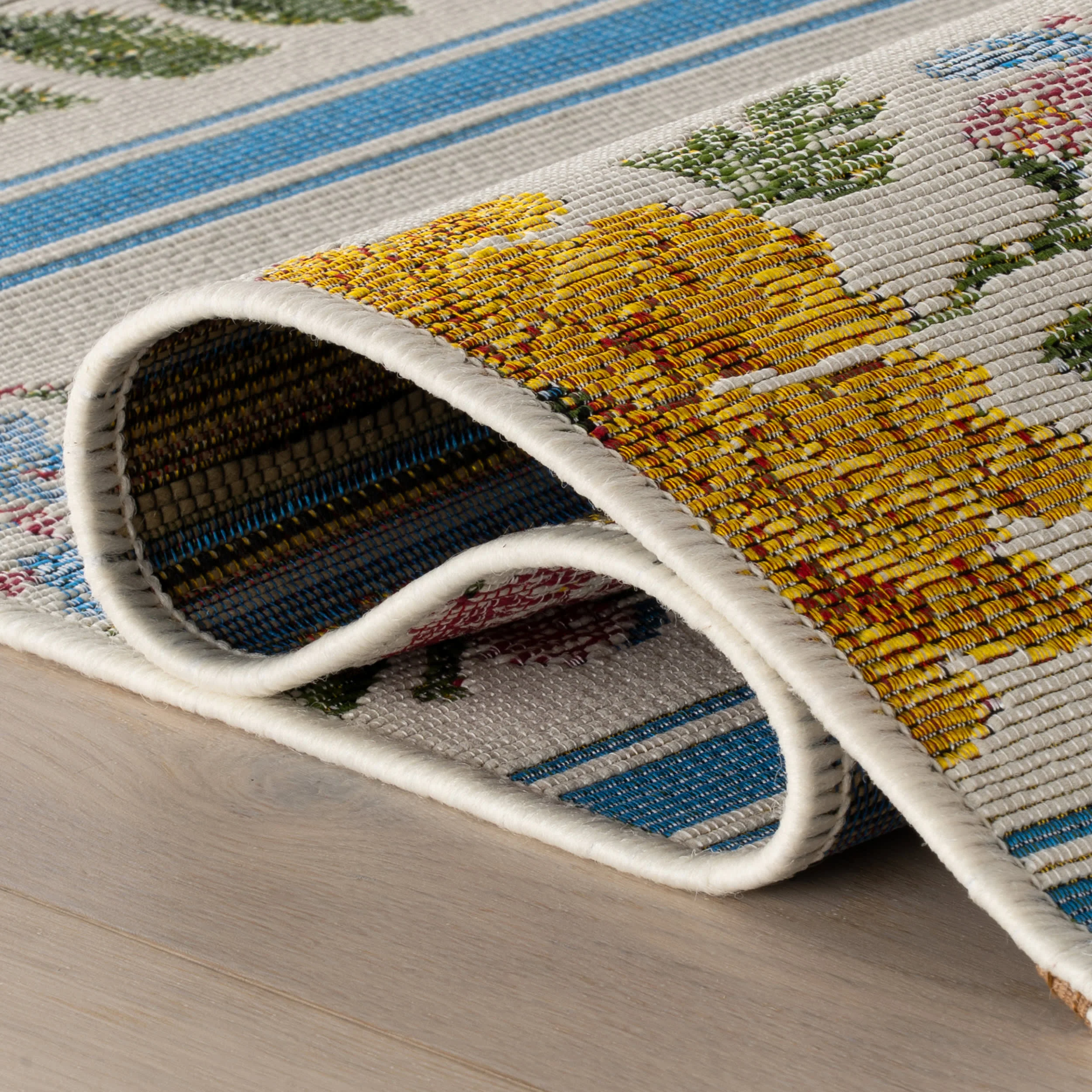Arroya Floral Indoor/Outdoor Rug | Multicolor - Image 3