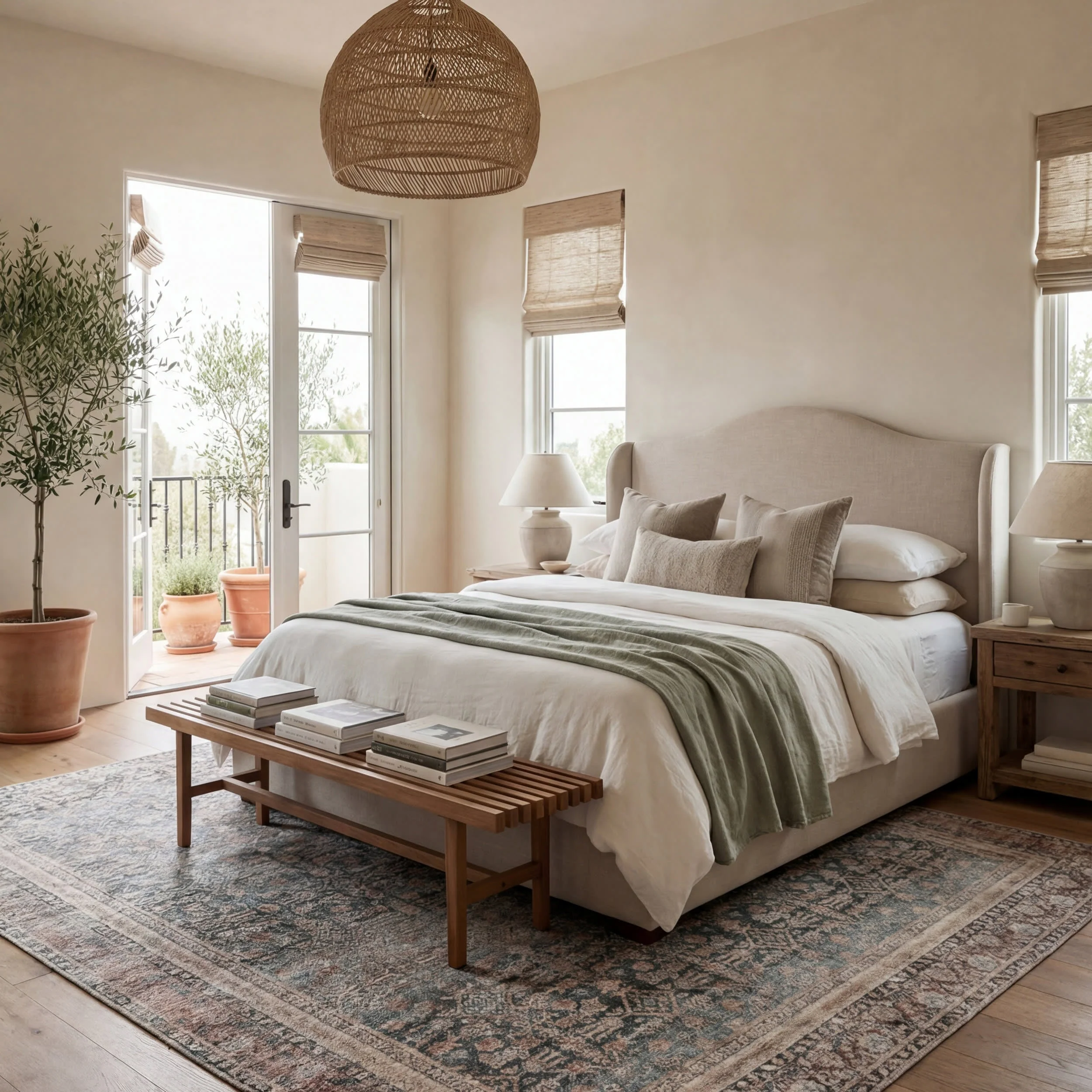 Artemis Vintage Medallion Rug | Blue - Image 10