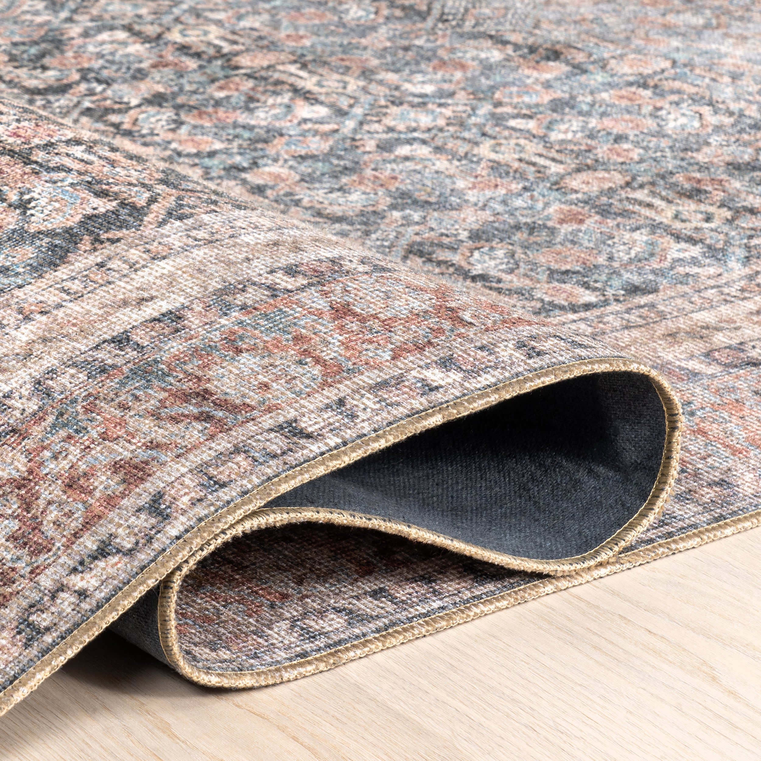 Artemis Vintage Medallion Rug | Blue - Image 11