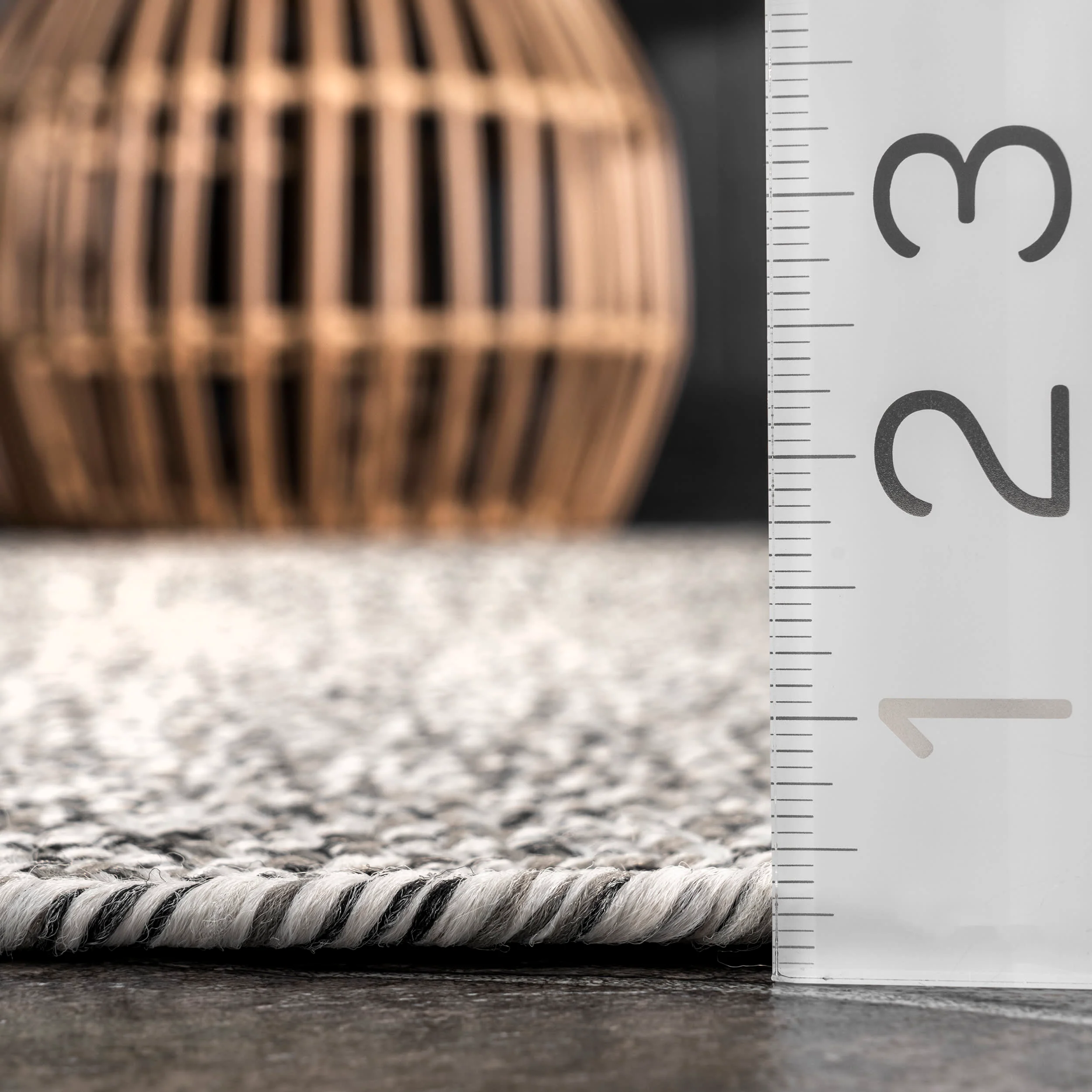 Ashen Braided Tassel Indoor/Outdoor Rug | Salt and Pepper - Image 5