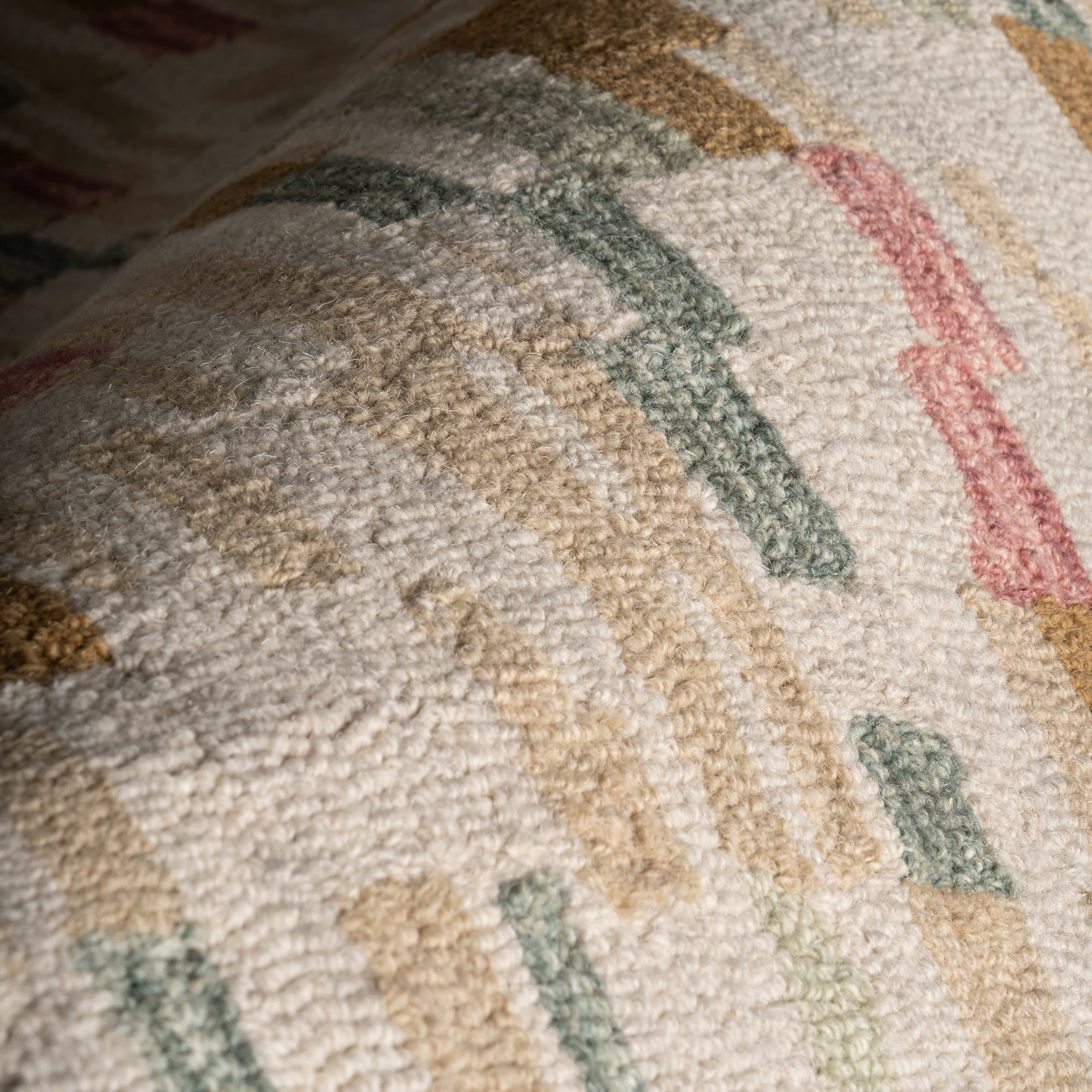 Ashmore Hand Micro Hooked Wool Rug | Multi - Image 6