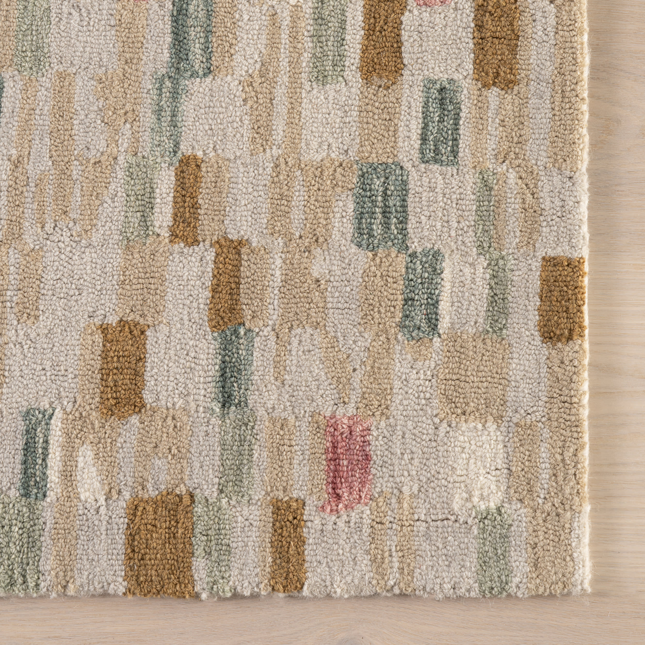 Ashmore Hand Micro Hooked Wool Rug | Multi - Image 8