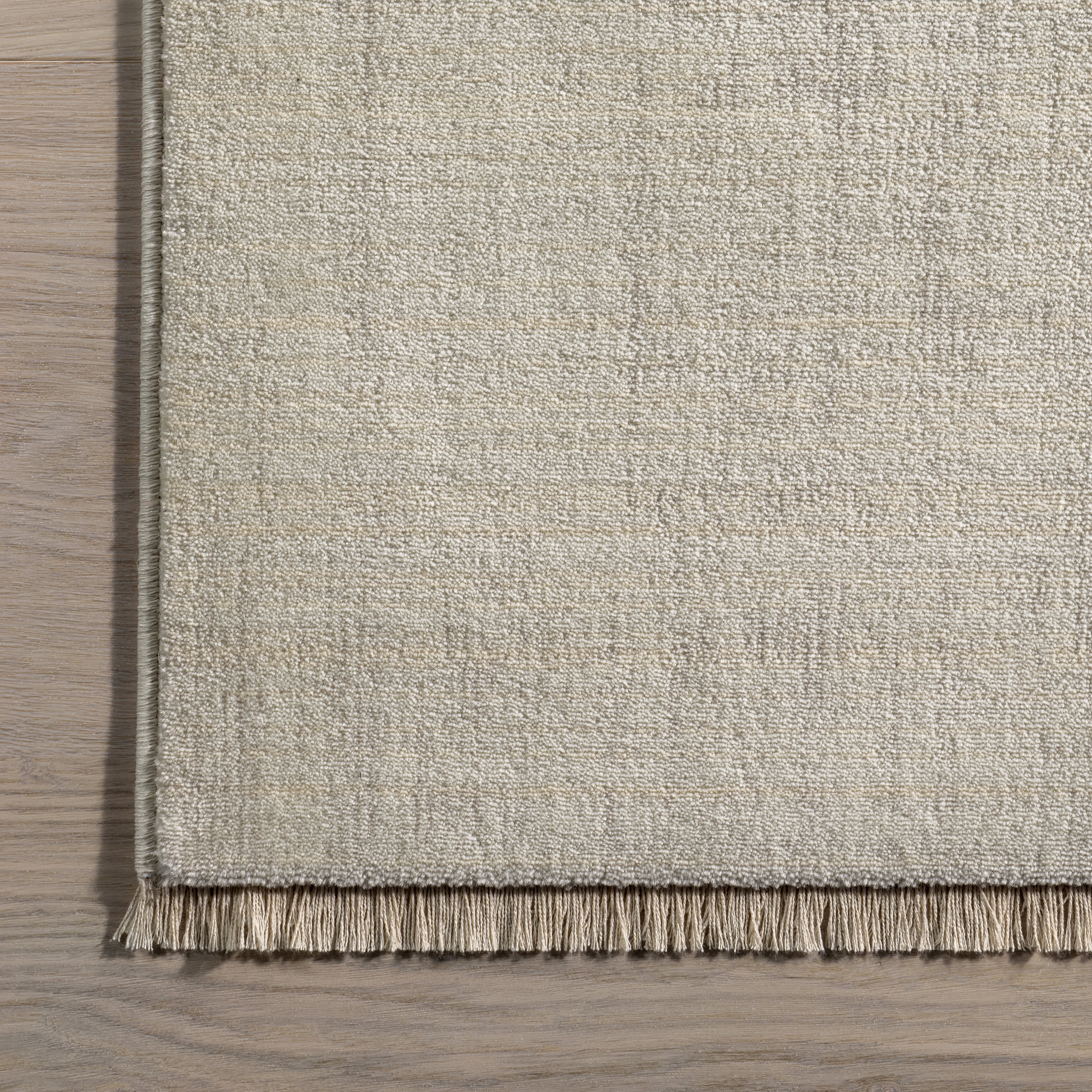 Aspen Checkerboard Fringed Rug | Brown - Image 3
