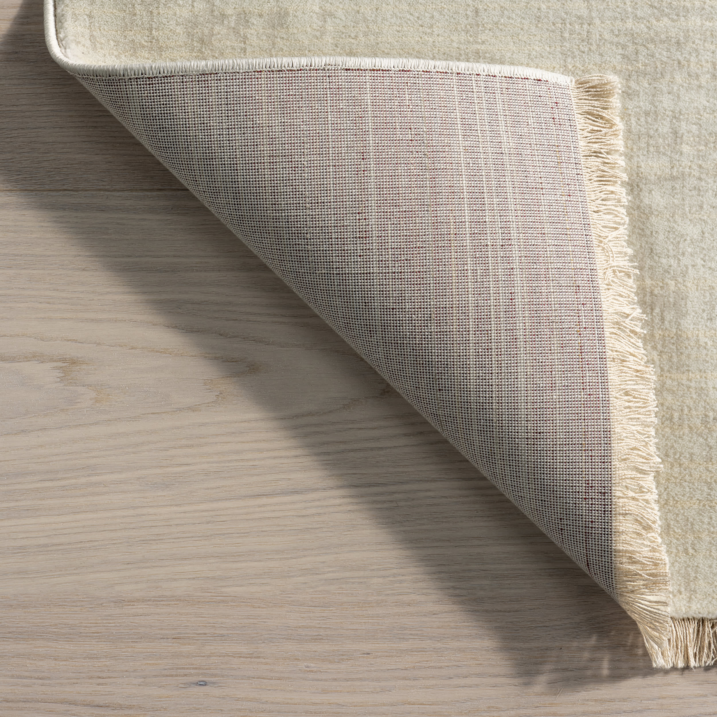 Aspen Checkerboard Fringed Rug | Brown - Image 5