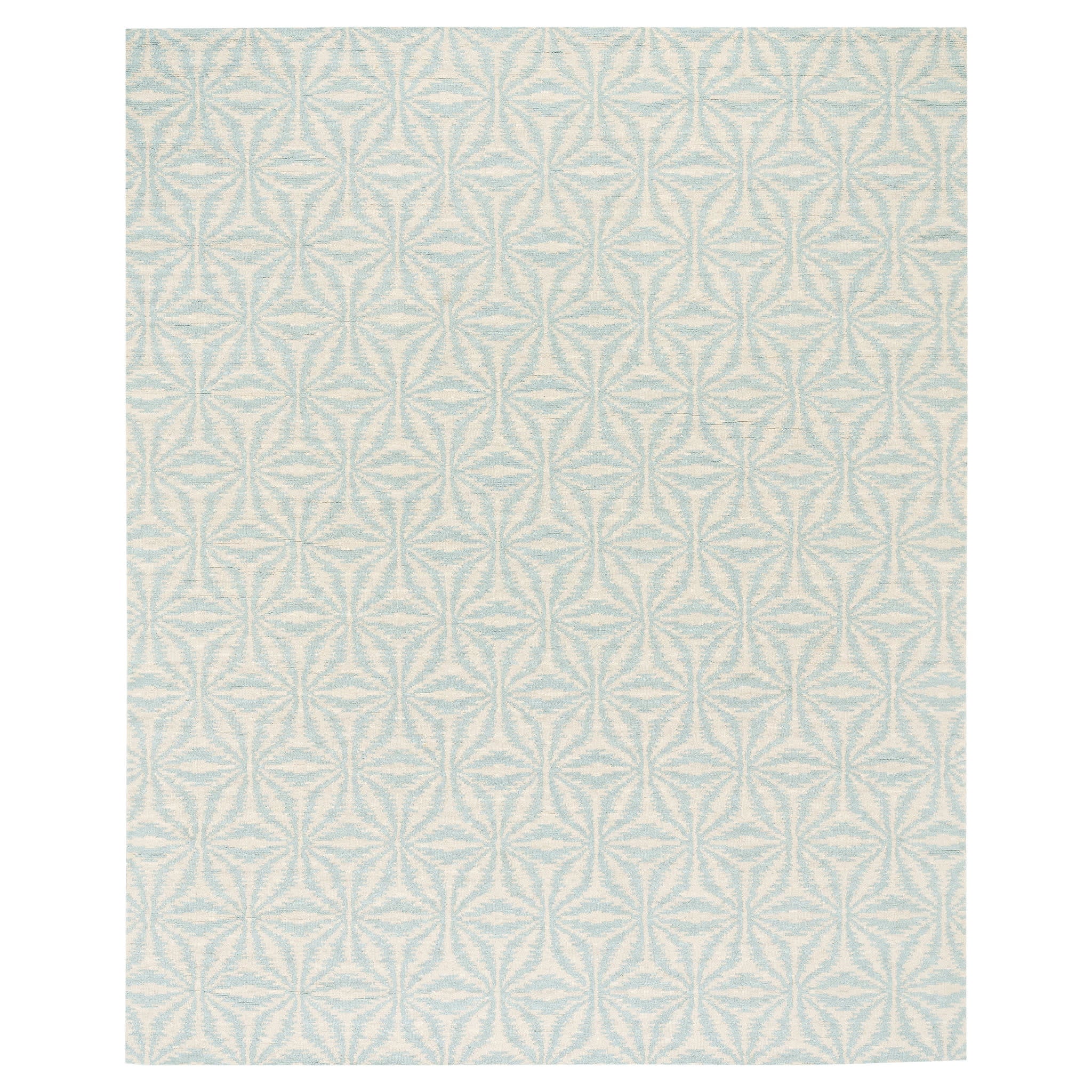 Aster Hand Micro Hooked Wool Rug | Sky - Image 2