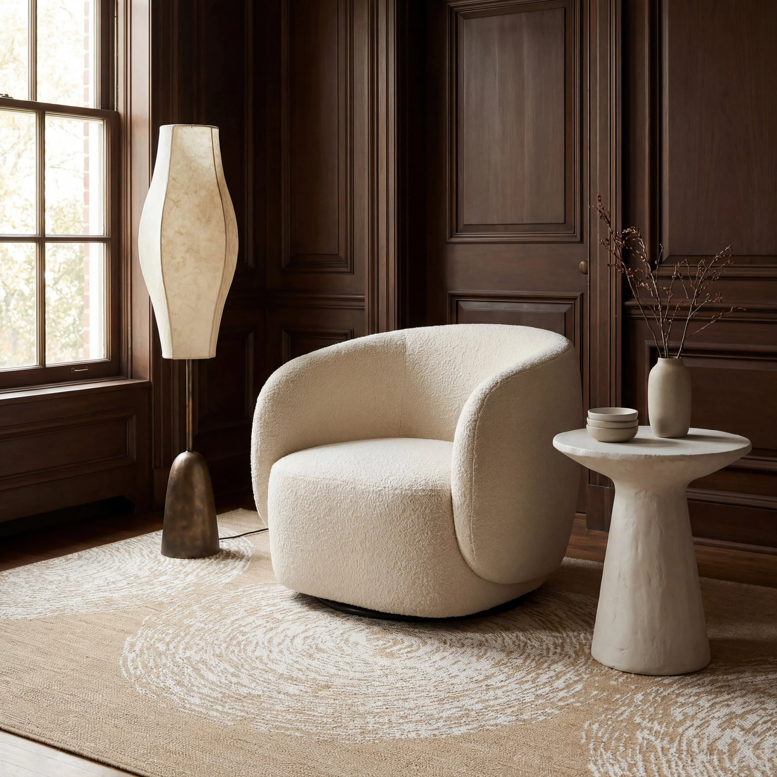 Astrana Bohemian Abstract Indoor/Outdoor Rug | Tan - Image 5