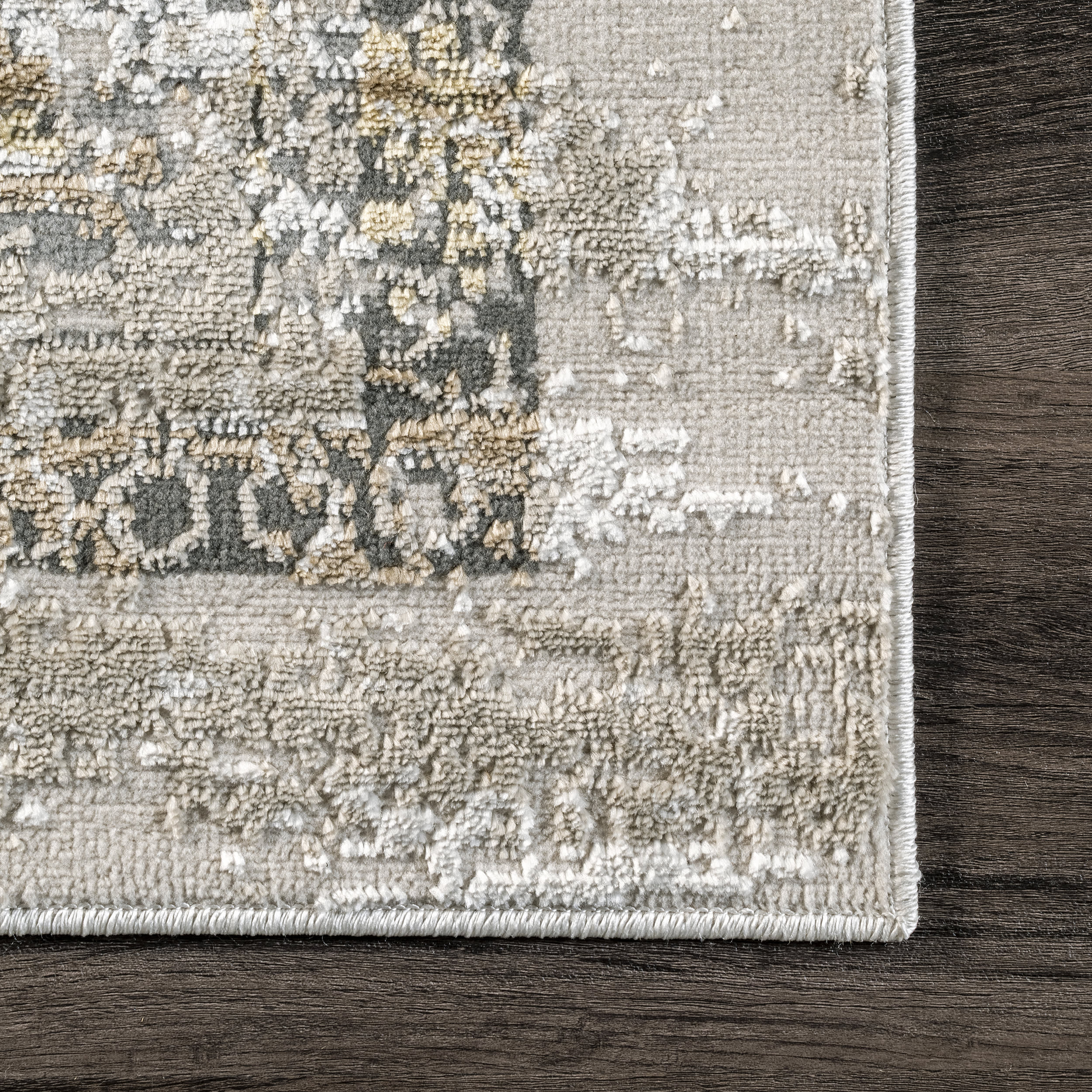 Athena Faded Medallion Rug | Beige - Image 3