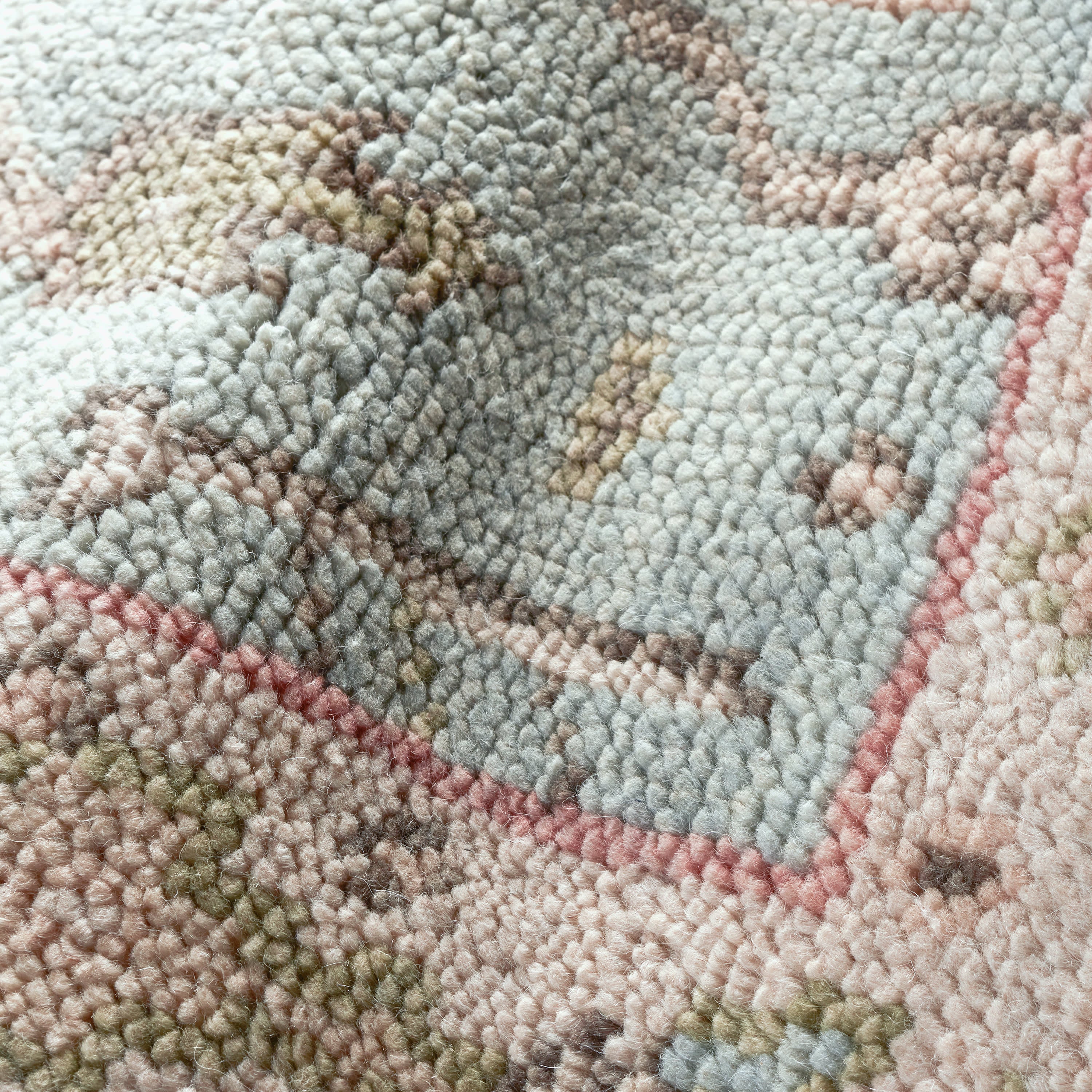 Athens Hand Knotted Wool Rug | Sky - Image 4
