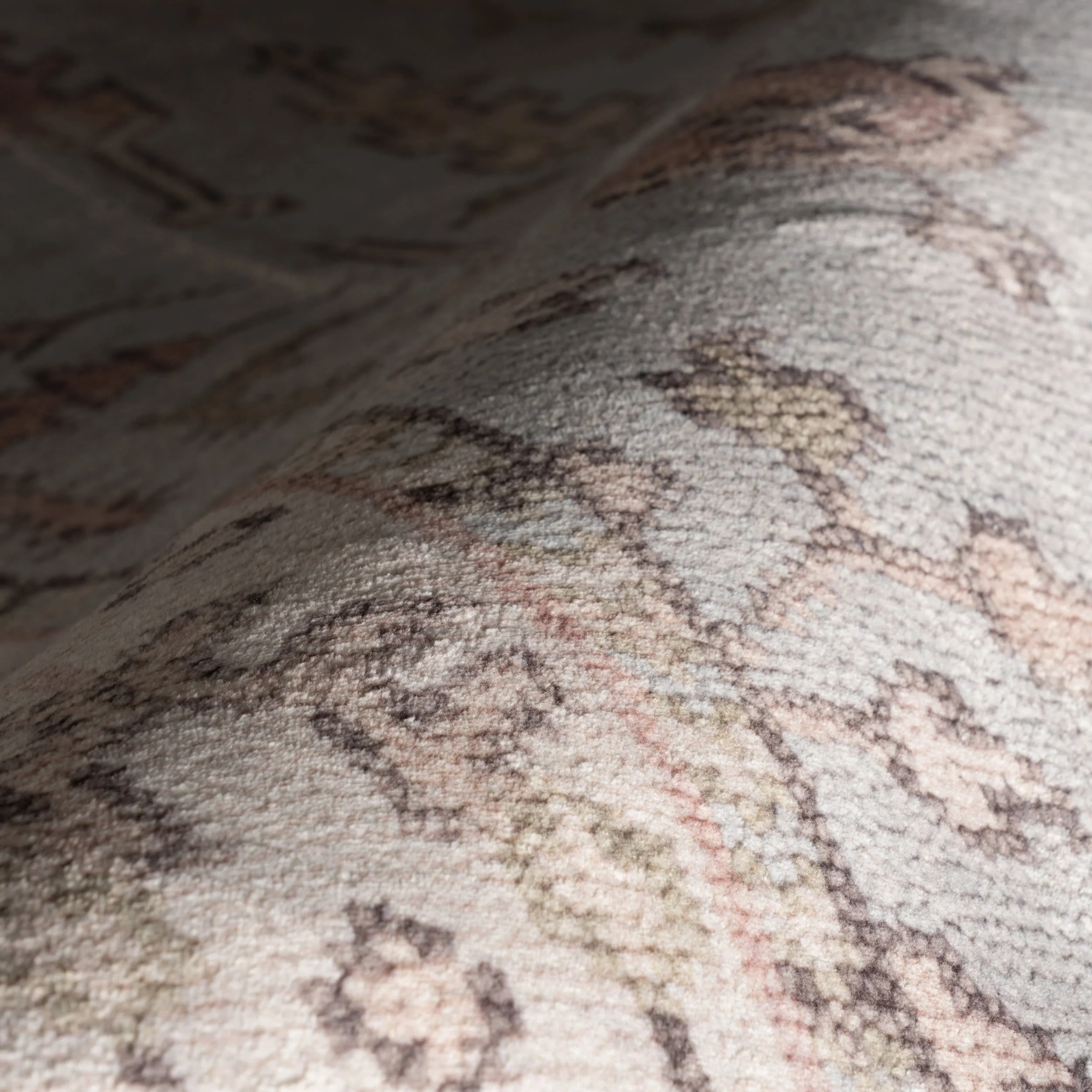 Athens Washable Rug | Light Blue - Image 3