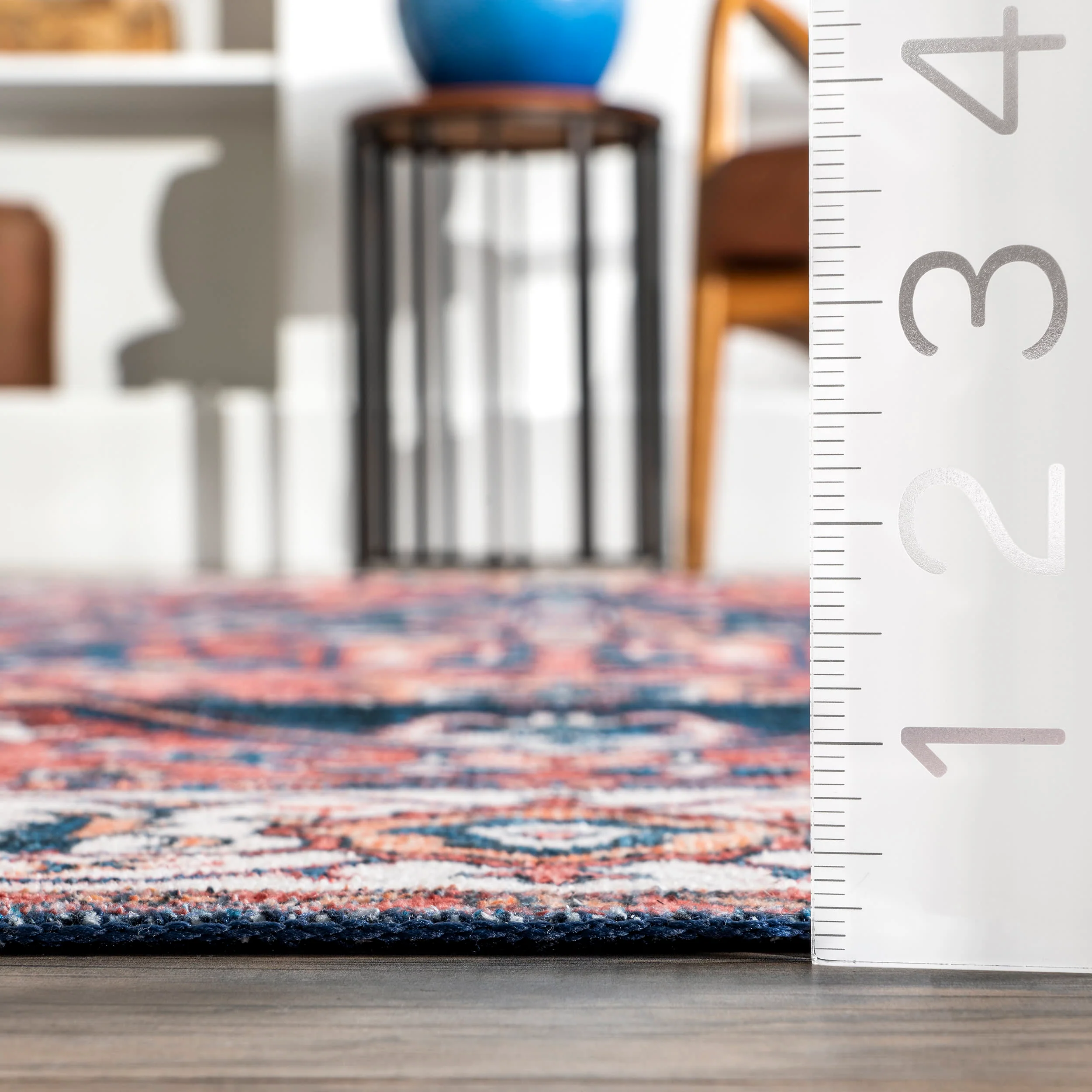 Atrium Medallion Washable Rug | Rust - Image 5