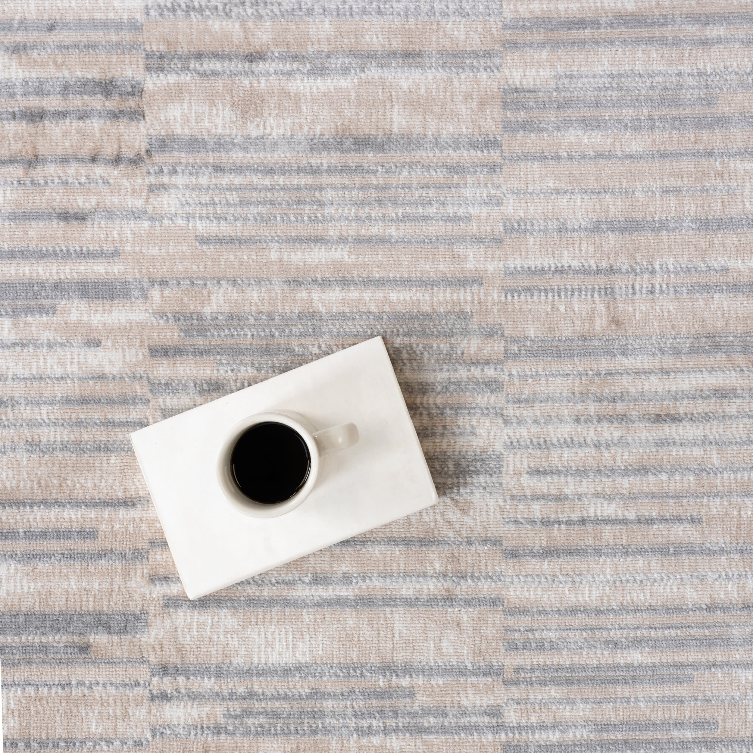 Aubriella Striped Rug | Grey - Image 8
